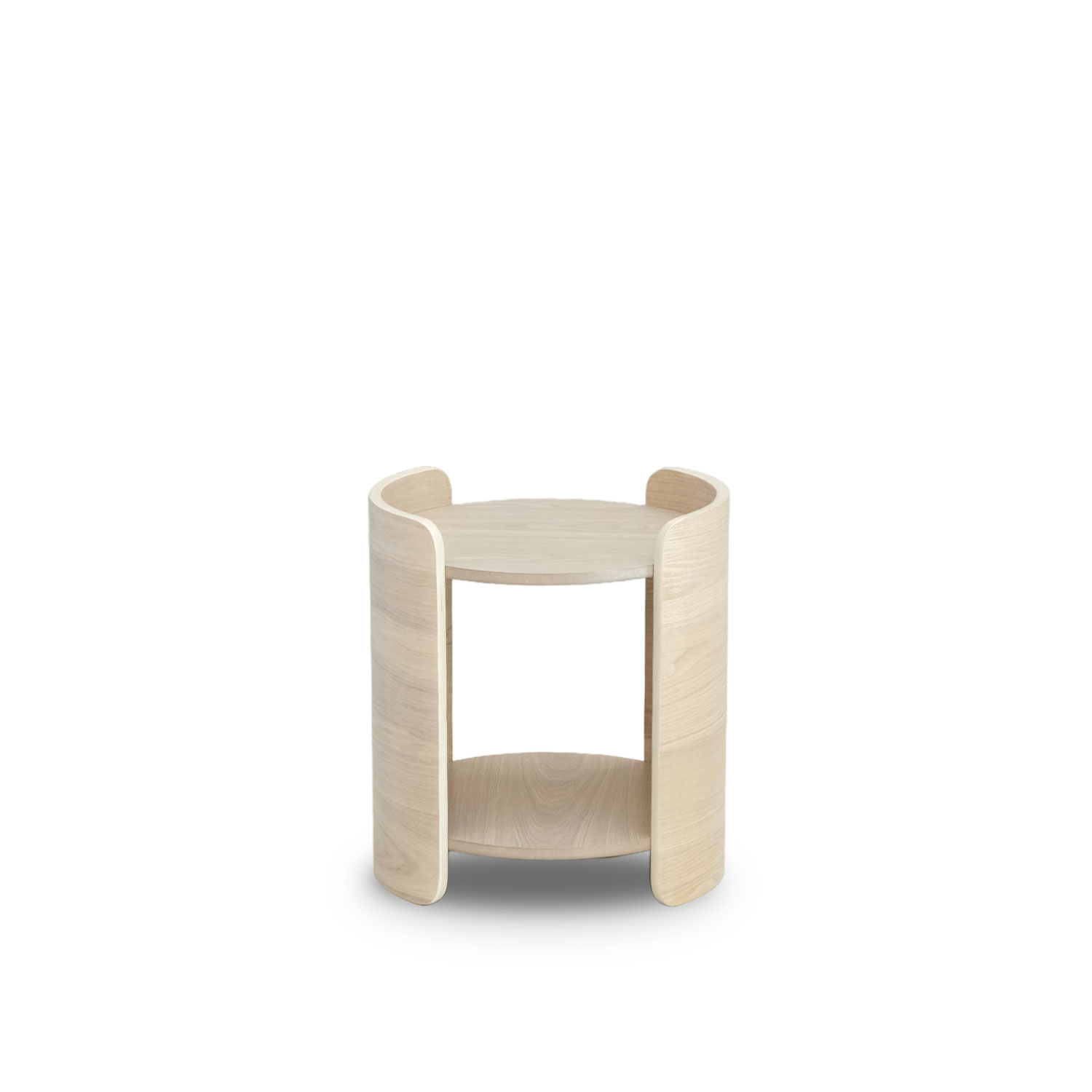 Tobi White Oak Side Table