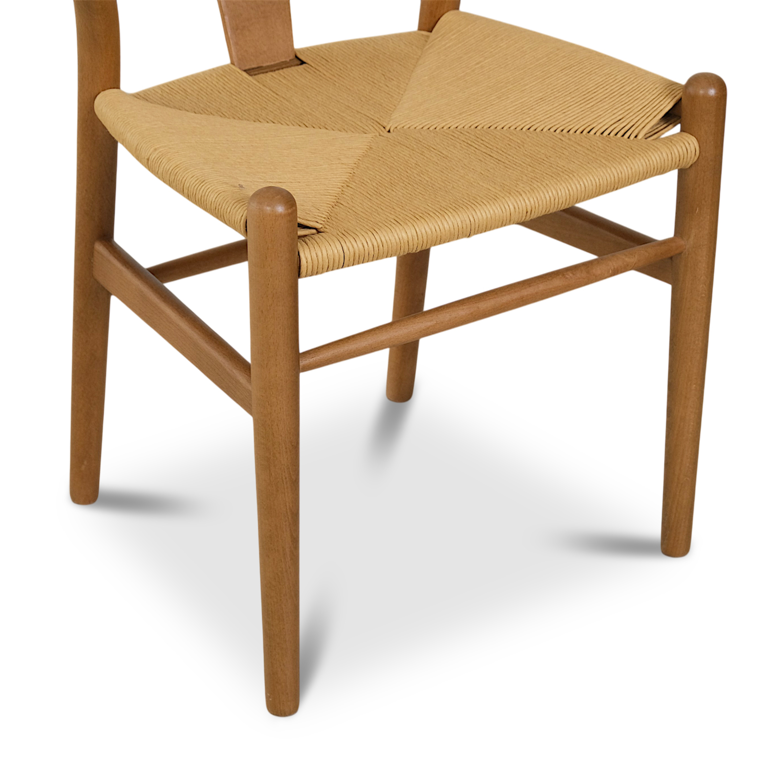 Replica Wishbone Chair - Brown & Natural