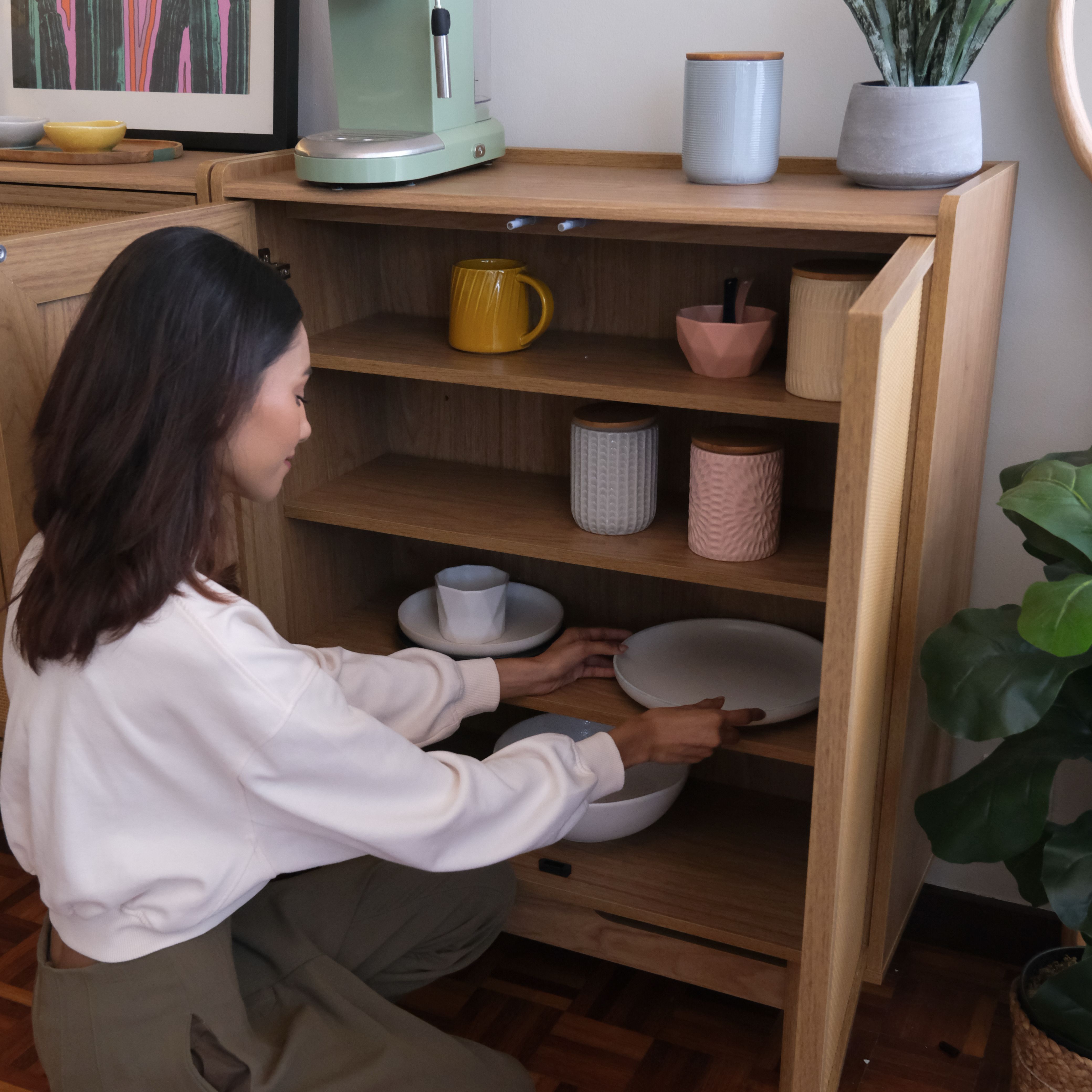 Brody Summer Oak 2 Doors Cabinet