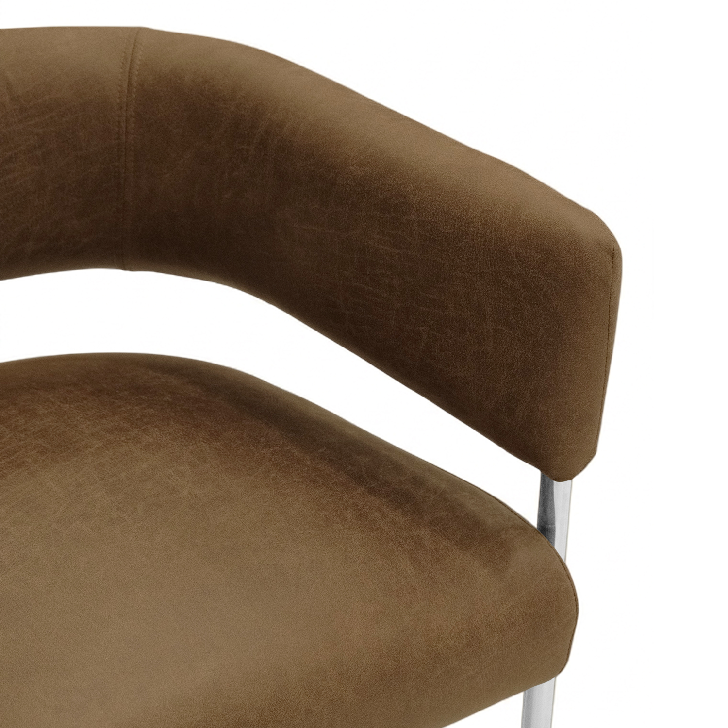 Juliet Mid Century Vintage Toffee Dining Chair