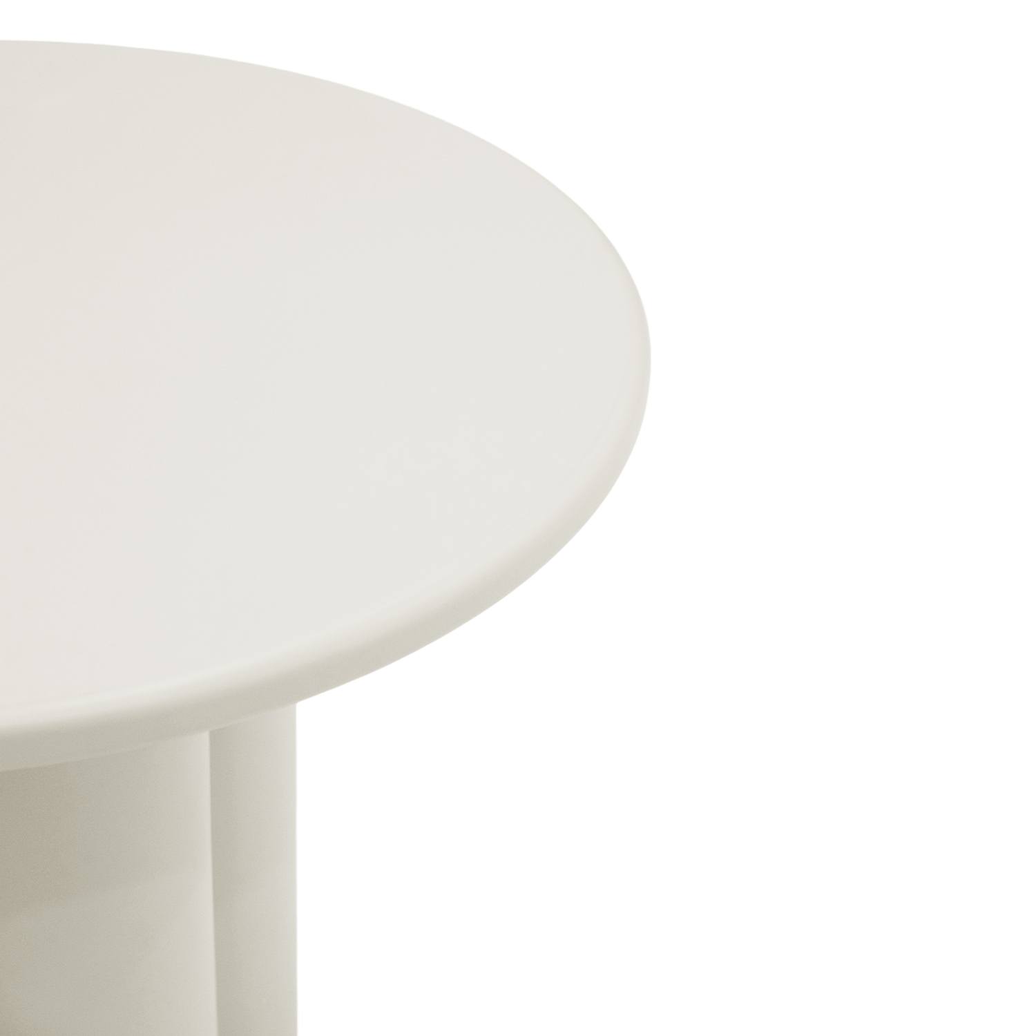 Olaria Cream Round Side Table