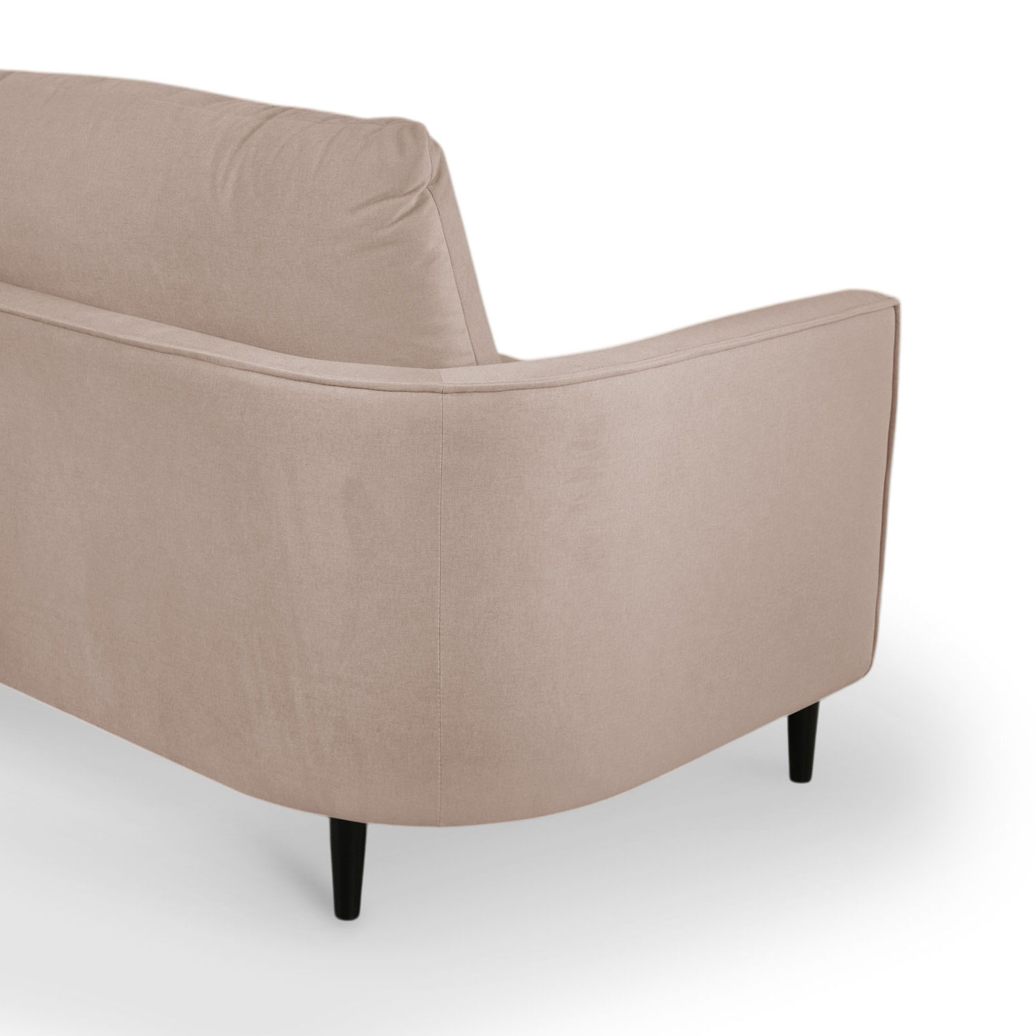 Sabrina Sand Beige Curve Chaise Left Sectional Sofa