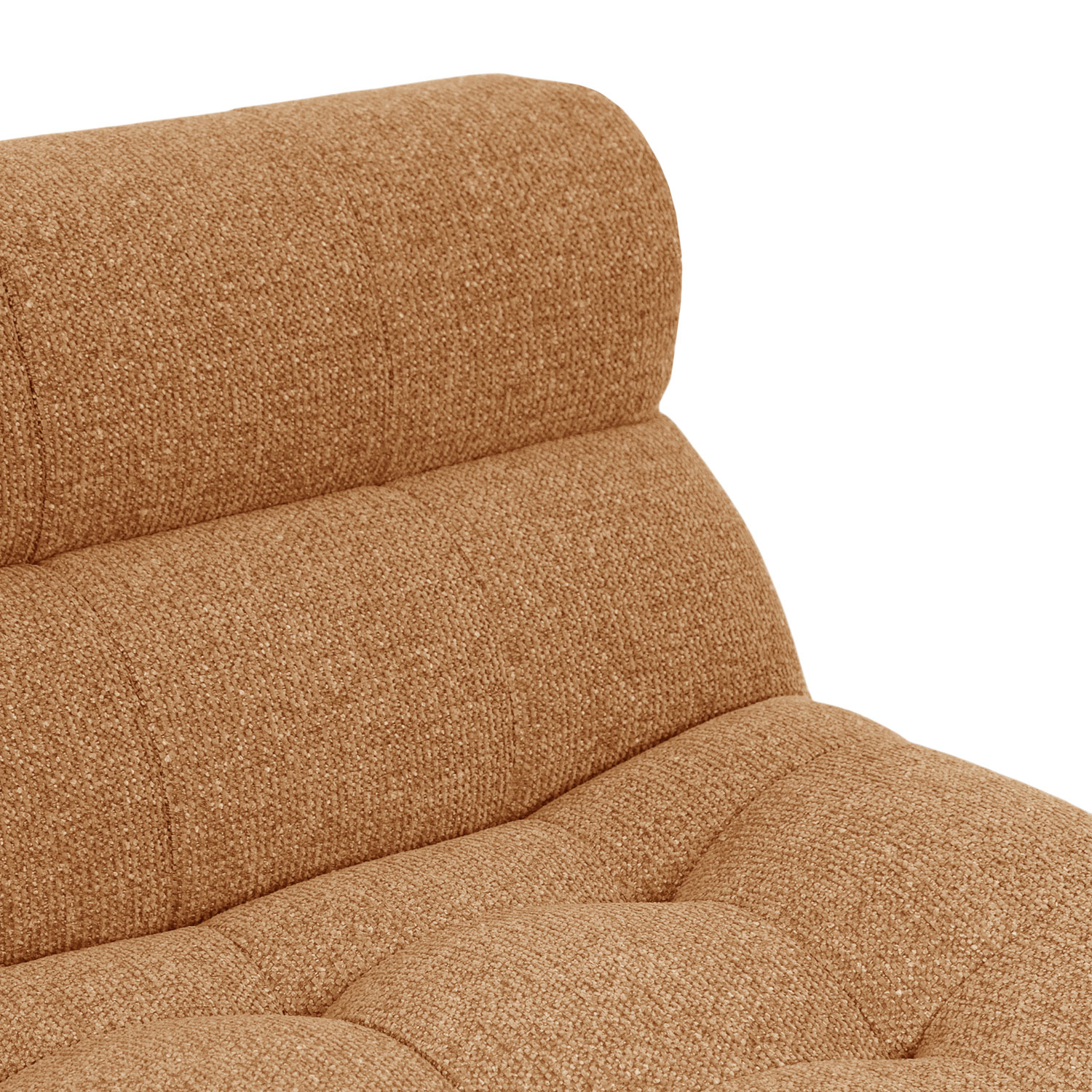 Sylvia Copper Brown 1 Seater Sofa