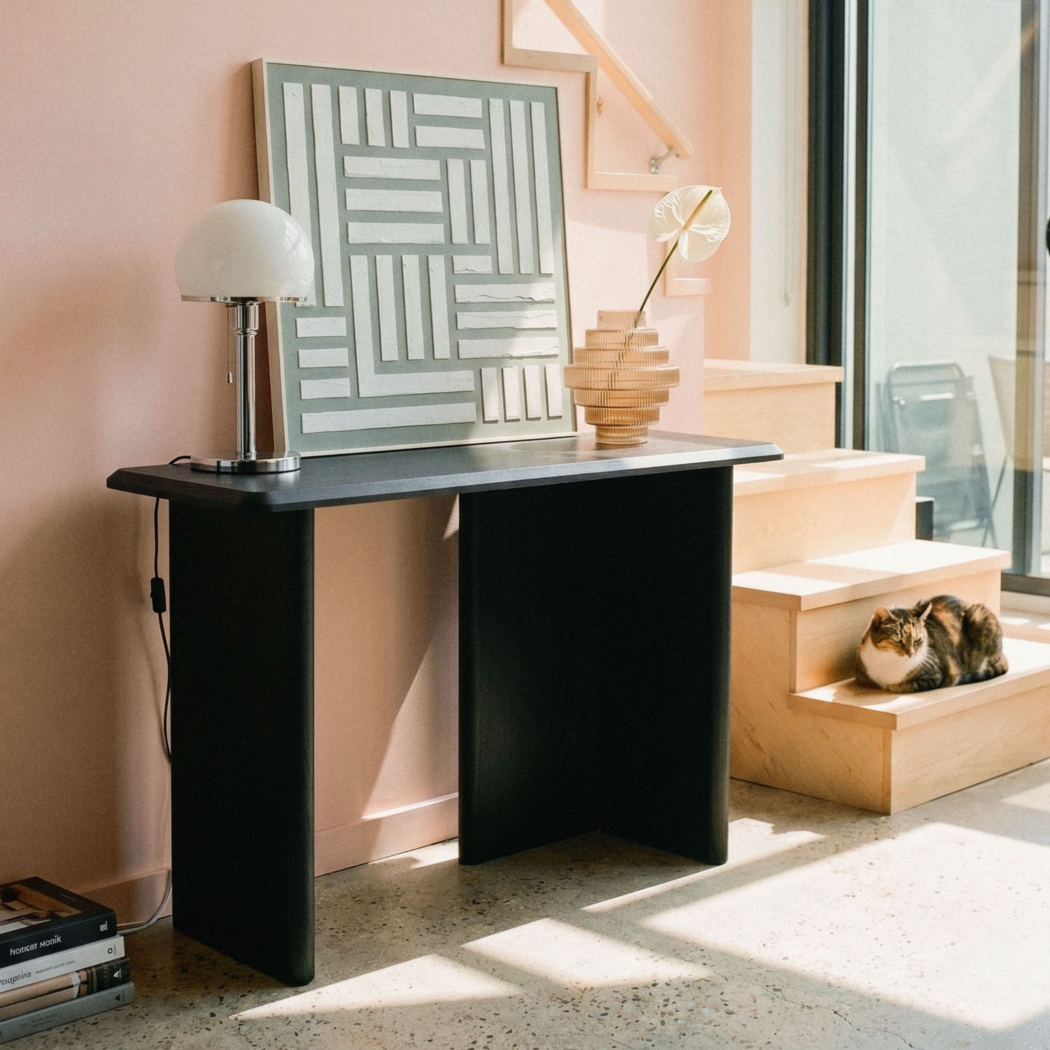 Miranda Ebony Console Table