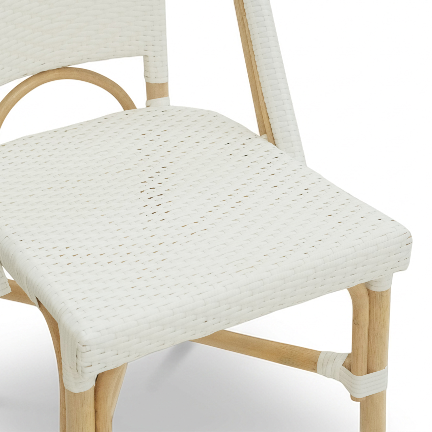 Timor Rattan Dining Chair White
