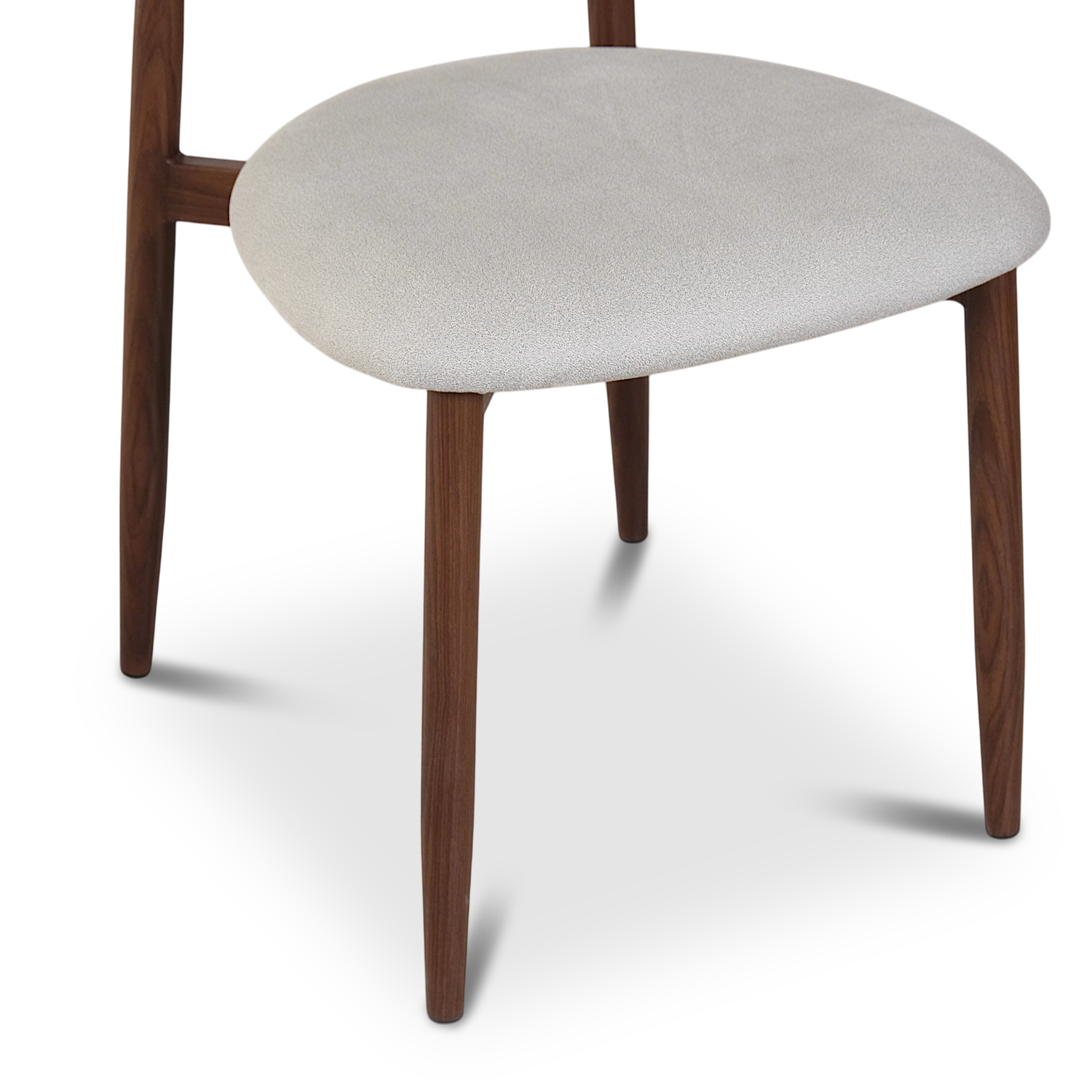 Bliss Walnut Dining Chair Mist Grey