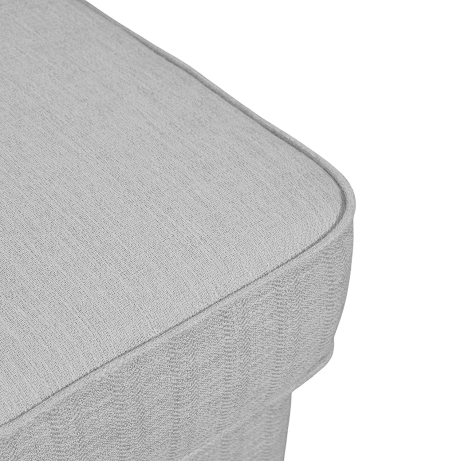 Jane Mist Grey Ottoman