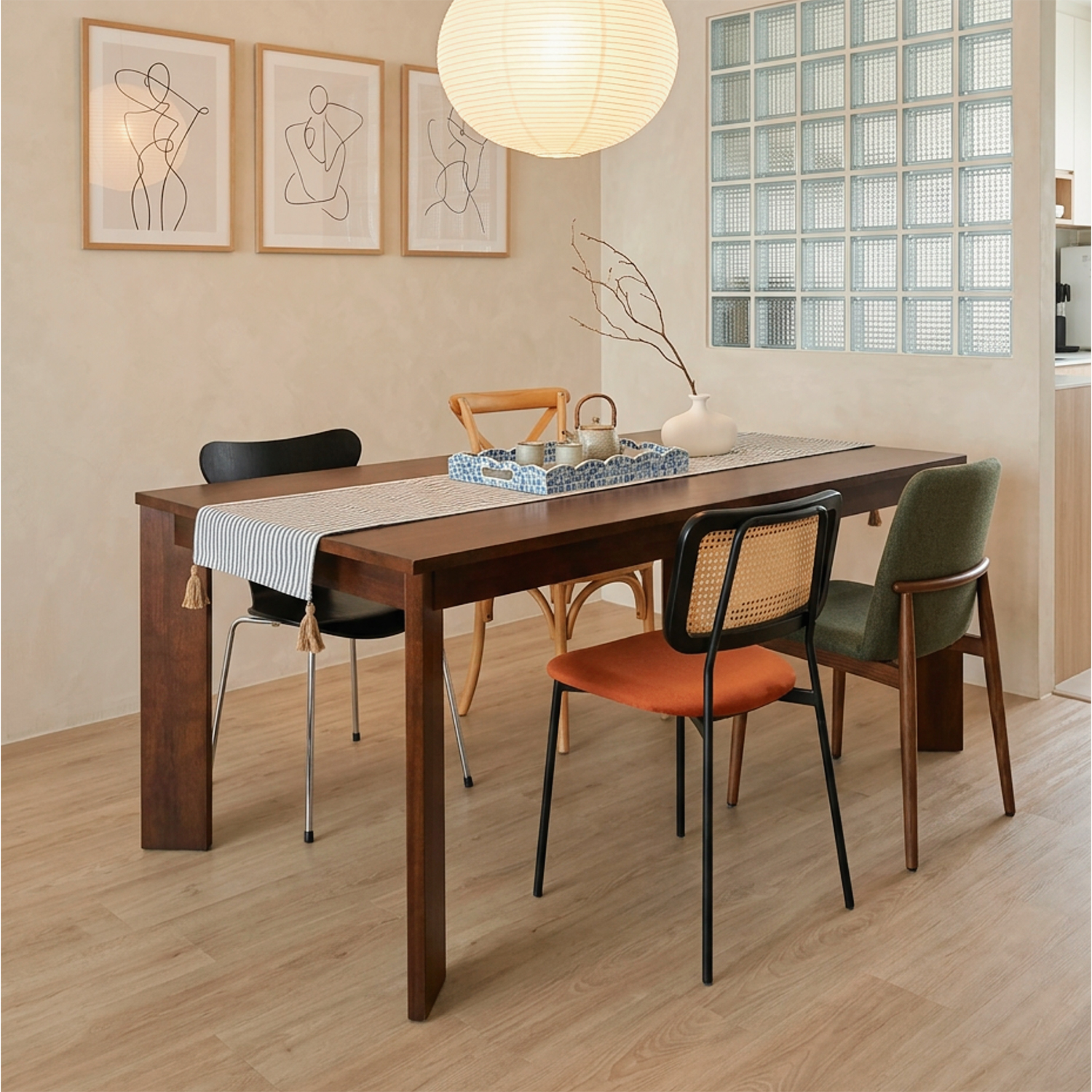 Barry Mahogany Dining Table 180cm