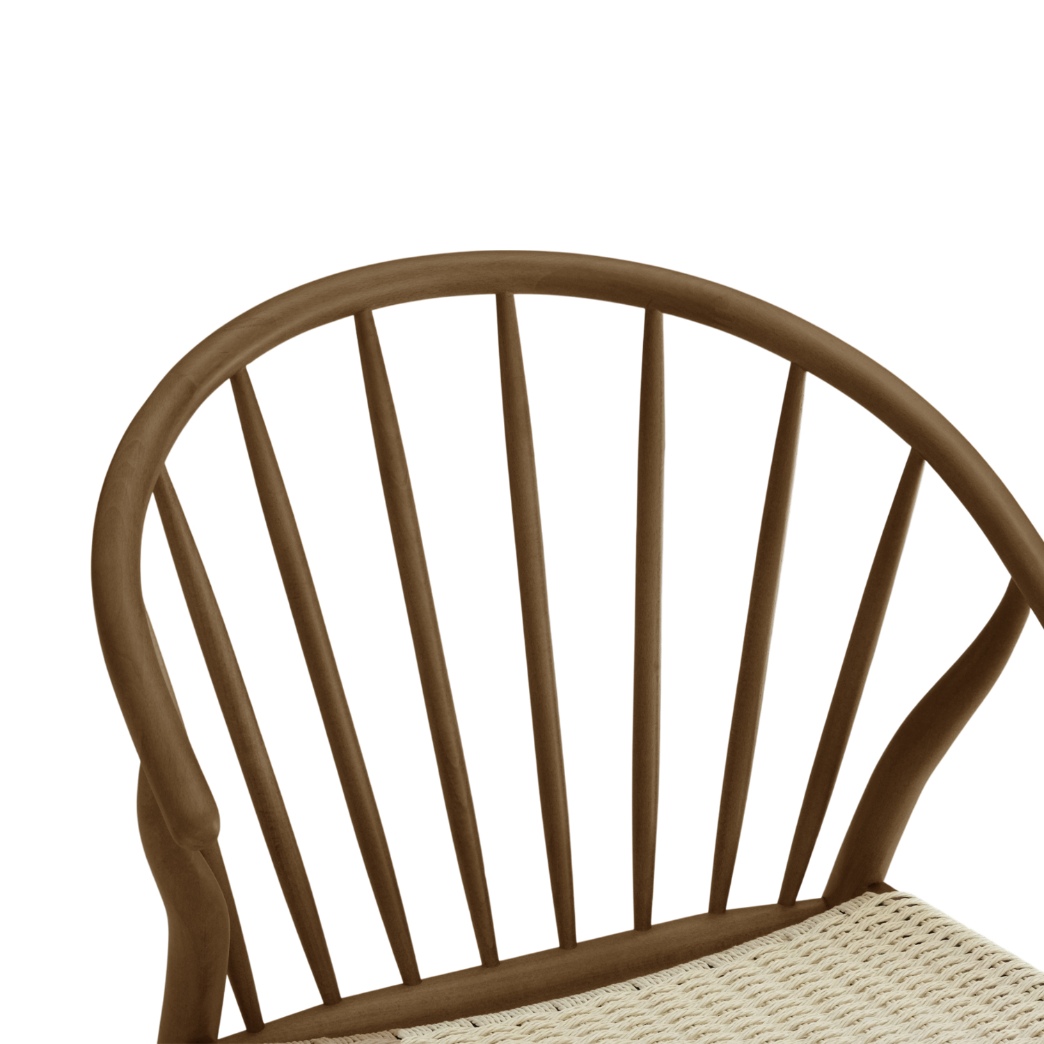 Quinn Brown Lounge Chair Natural Weave