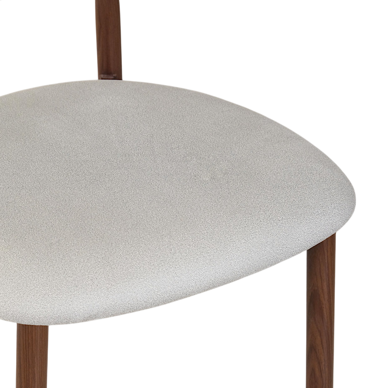 Bliss Walnut Dining Chair Mist Grey