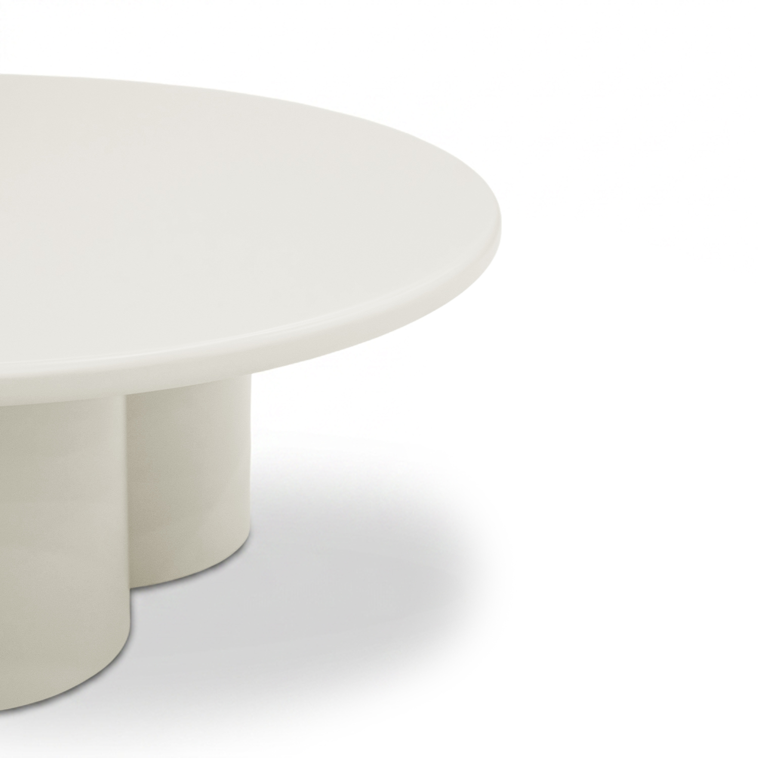 Olaria Cream Round Coffee Table
