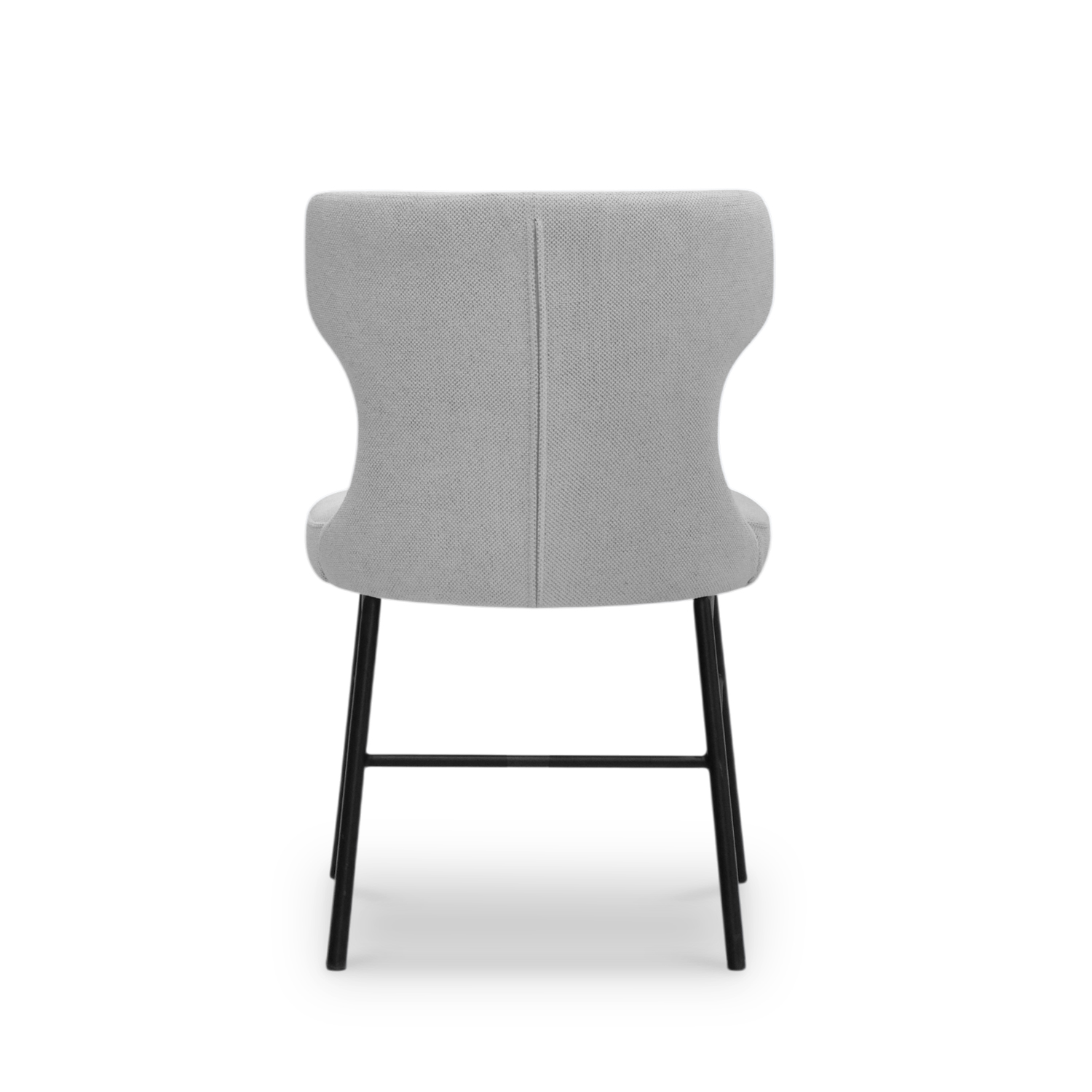 Stellar Ebony Dining Chair Silver Grey