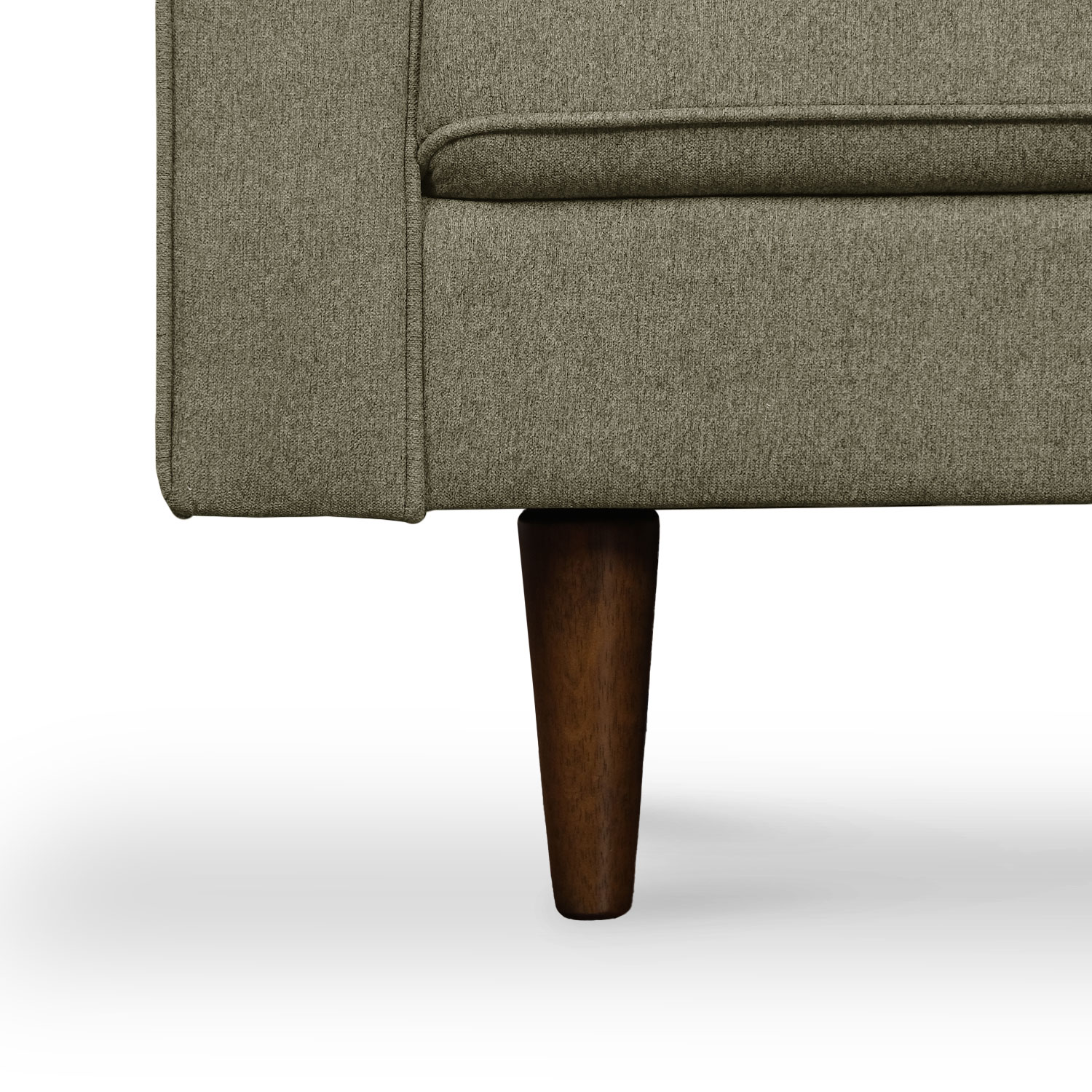 Jane Retro Green Mid-Century 2 Seater Sofa