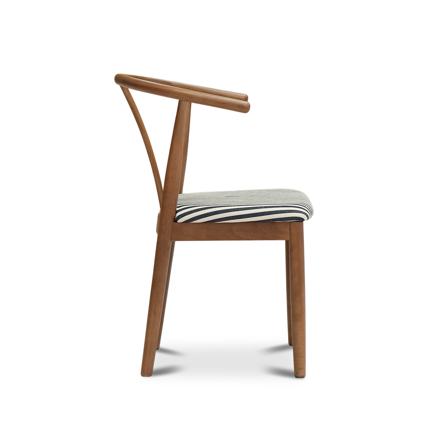 Ming Vintage Brown Chair Stripes