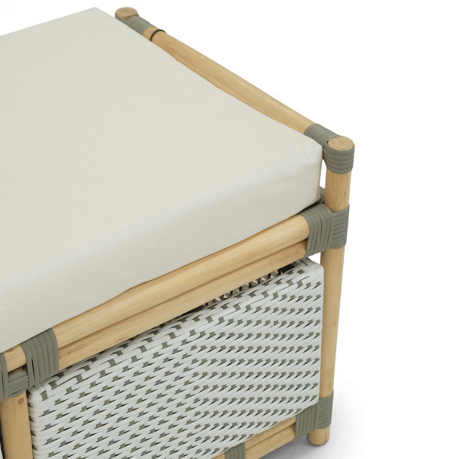 Timor Rattan Storage Bench