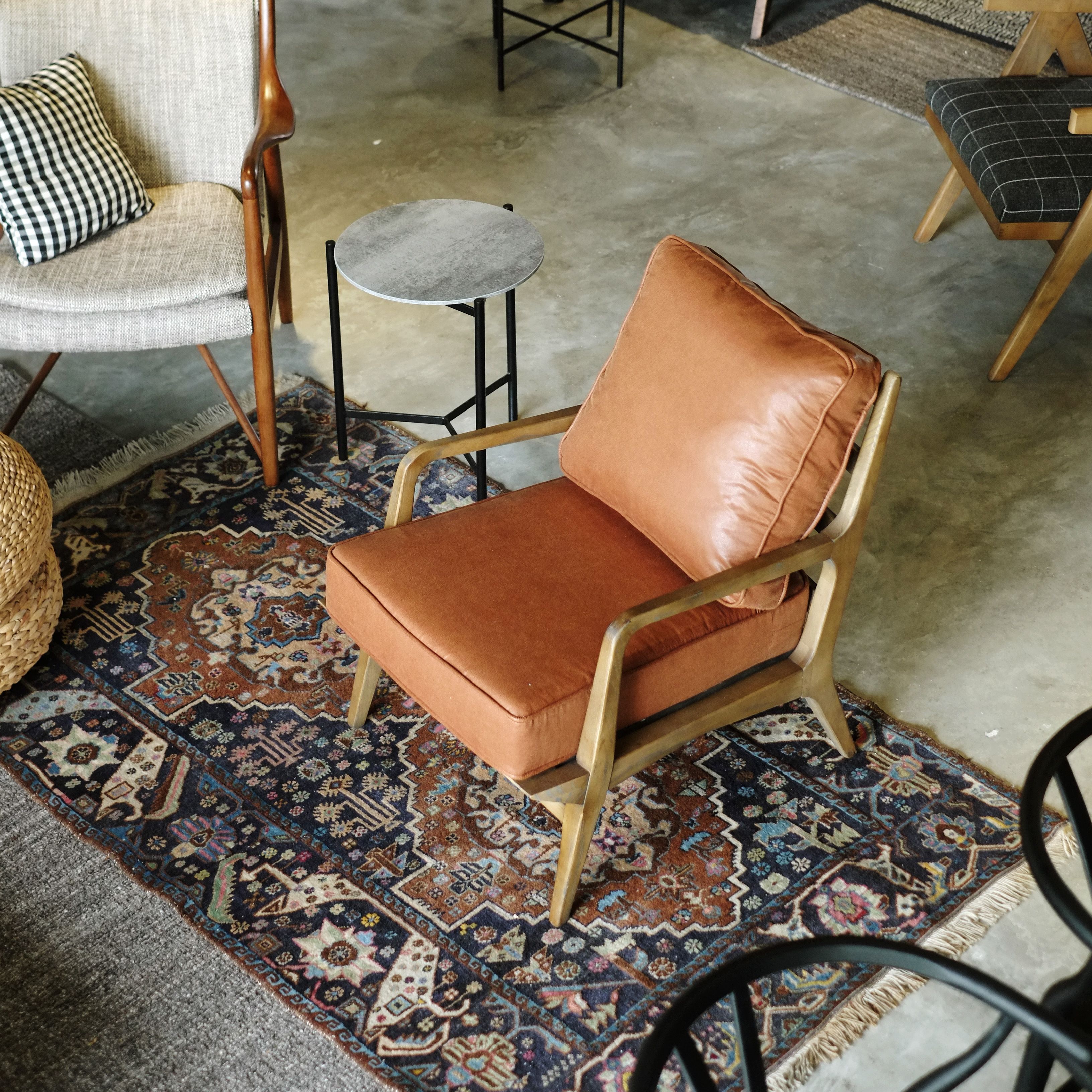 Hamilton Aged Oak Lounge Chair