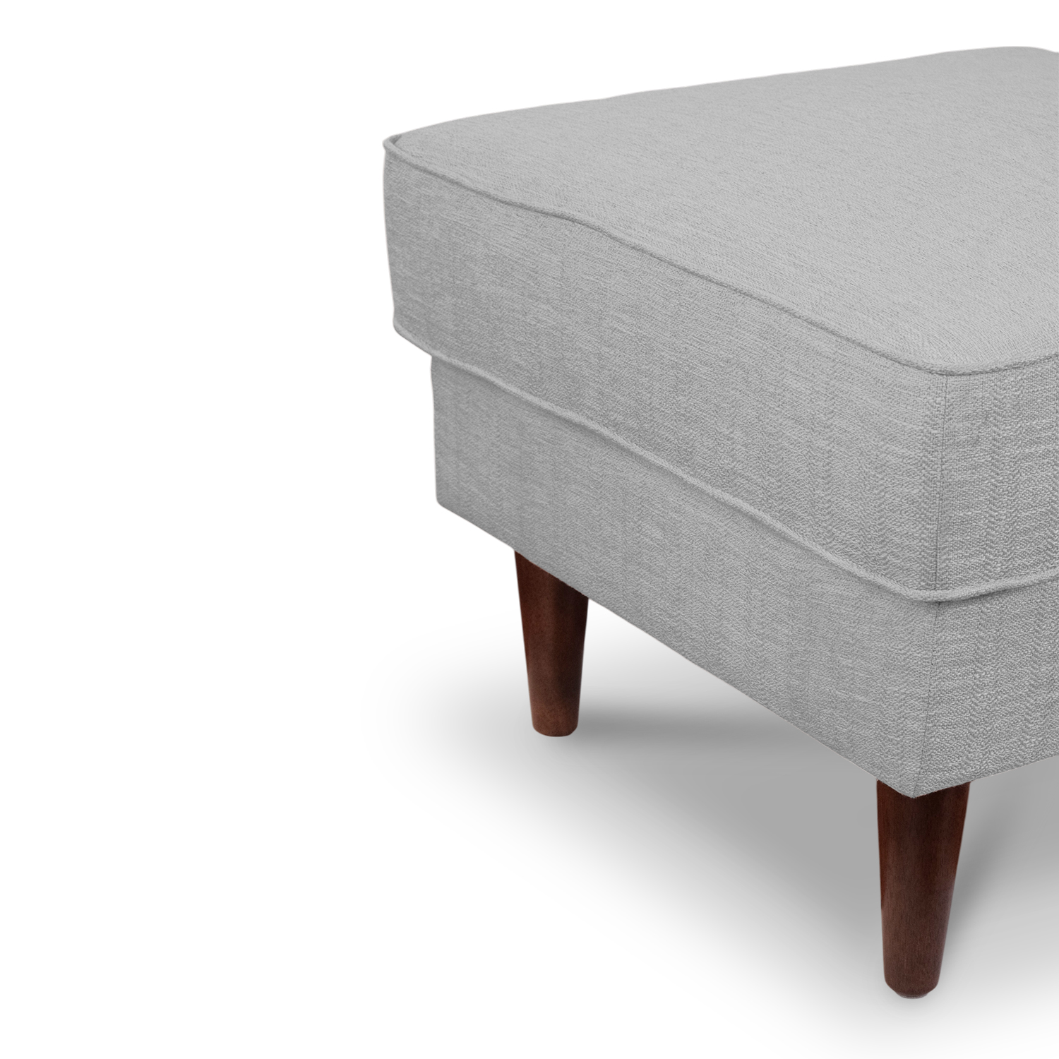 Jane Mist Grey Ottoman