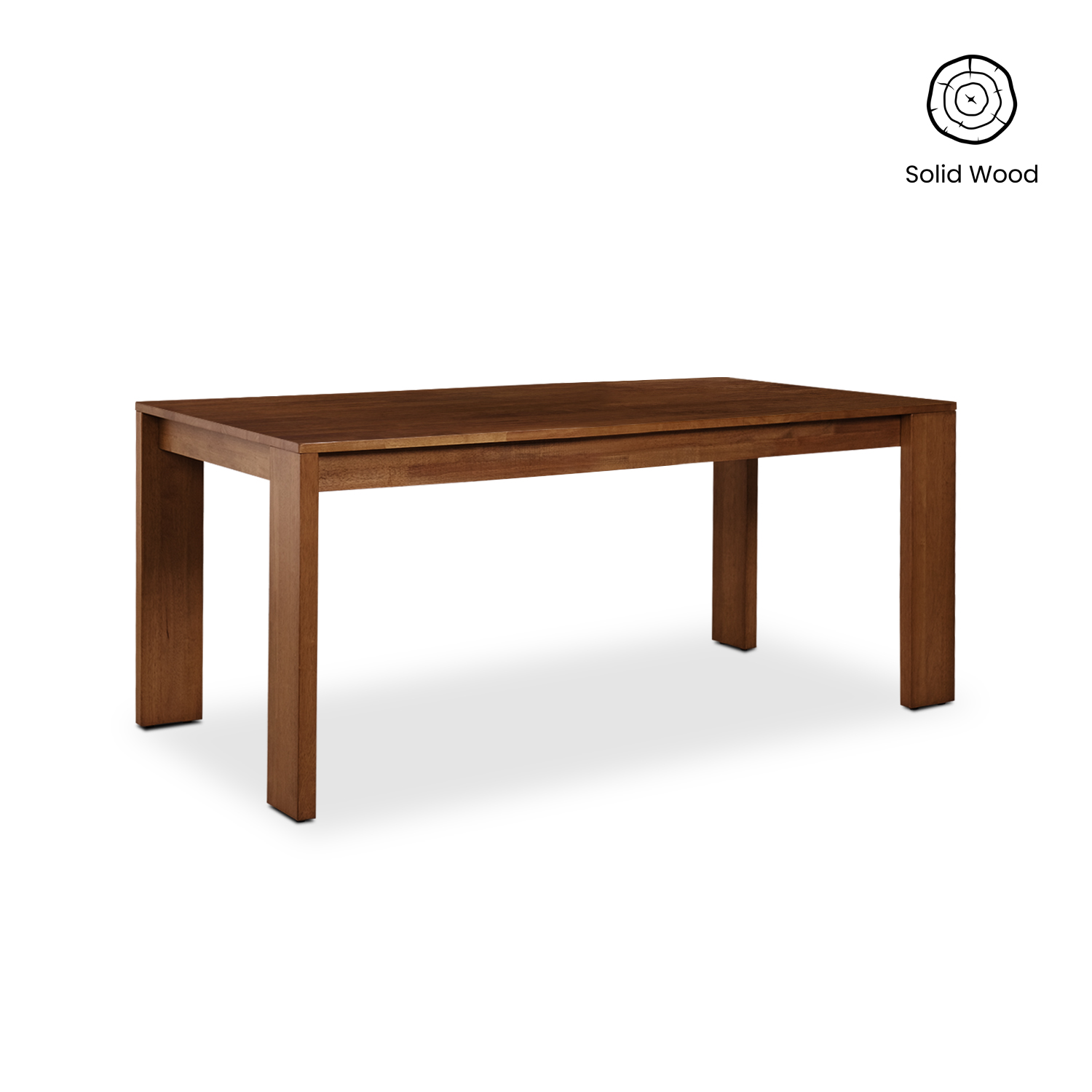 Brent Cedar Brown Dining Table 180cm