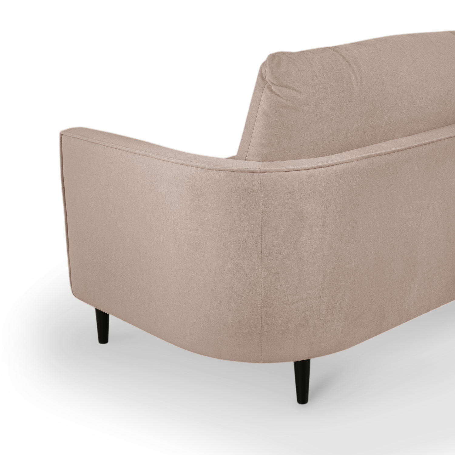 Sabrina Sand Beige Curve Chaise Right Sectional Sofa