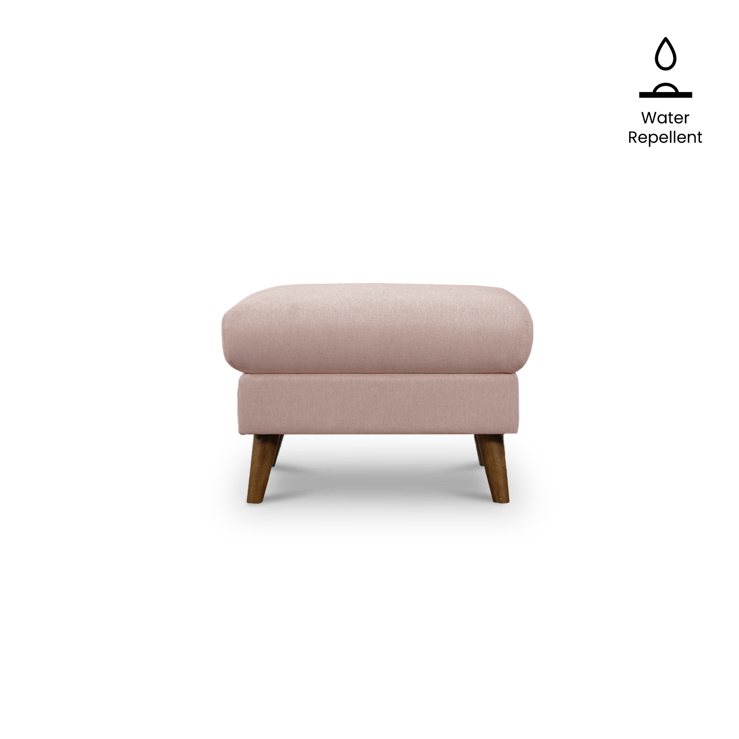 Riko Light Brown Ottoman