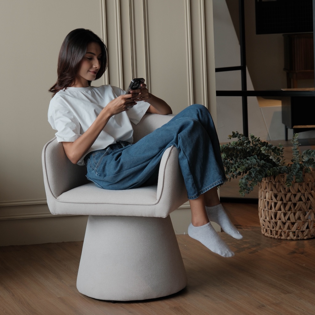 Alma Oatmeal Accent Chair
