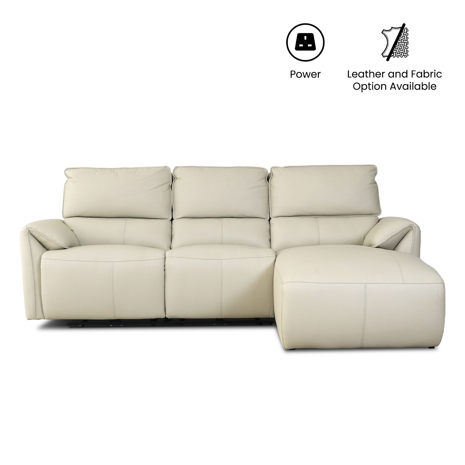 Haven Left Sectional Double-Power Reclining Sofa