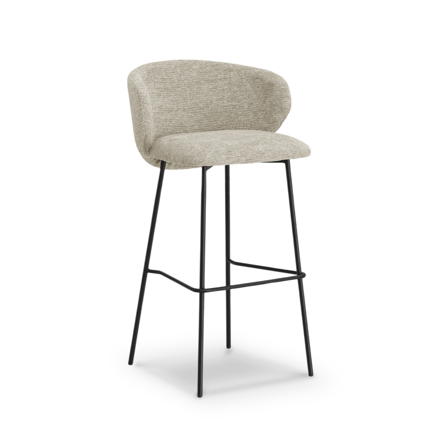 Vera Stone Beige Bar Stool