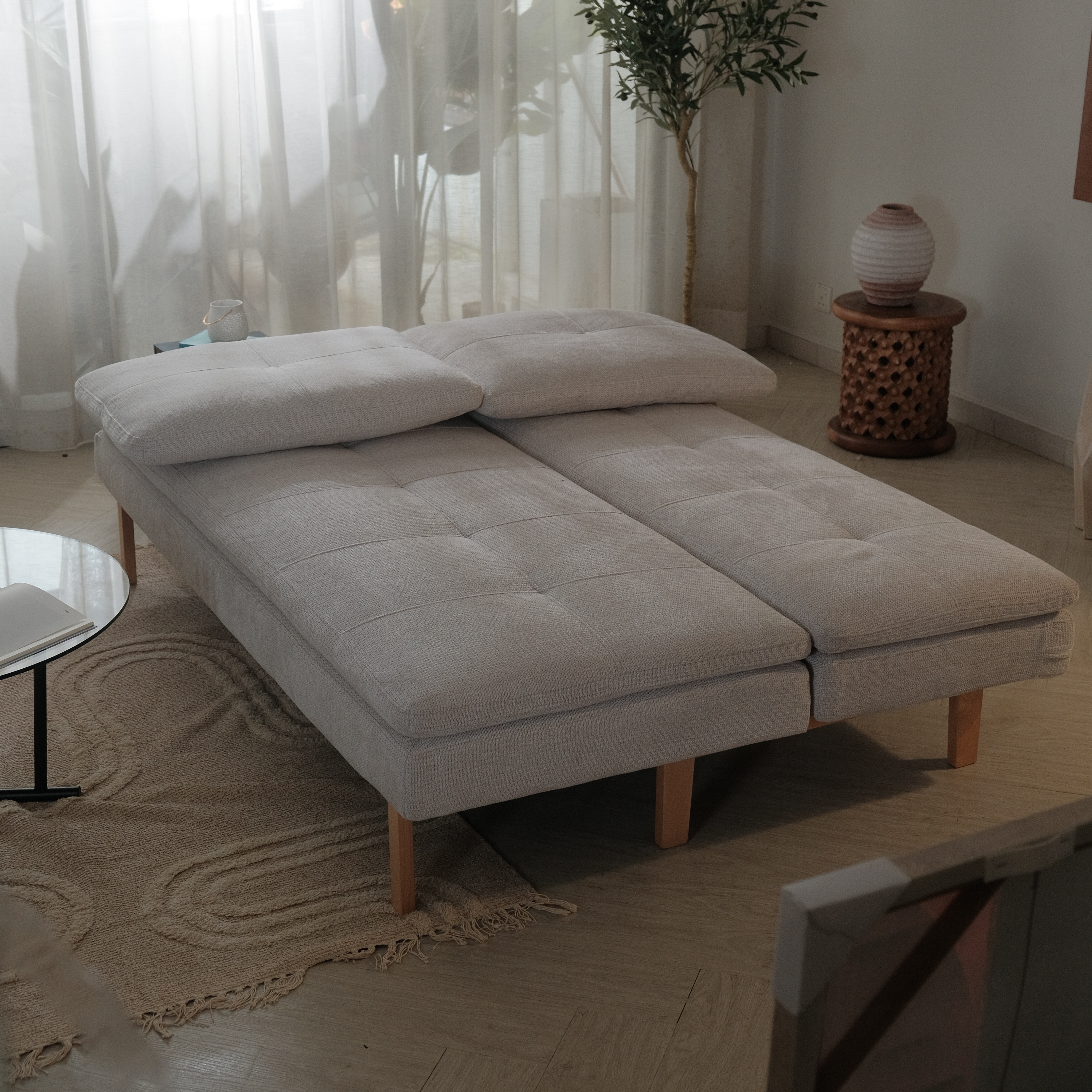 Fio Oatmeal Sofa Bed
