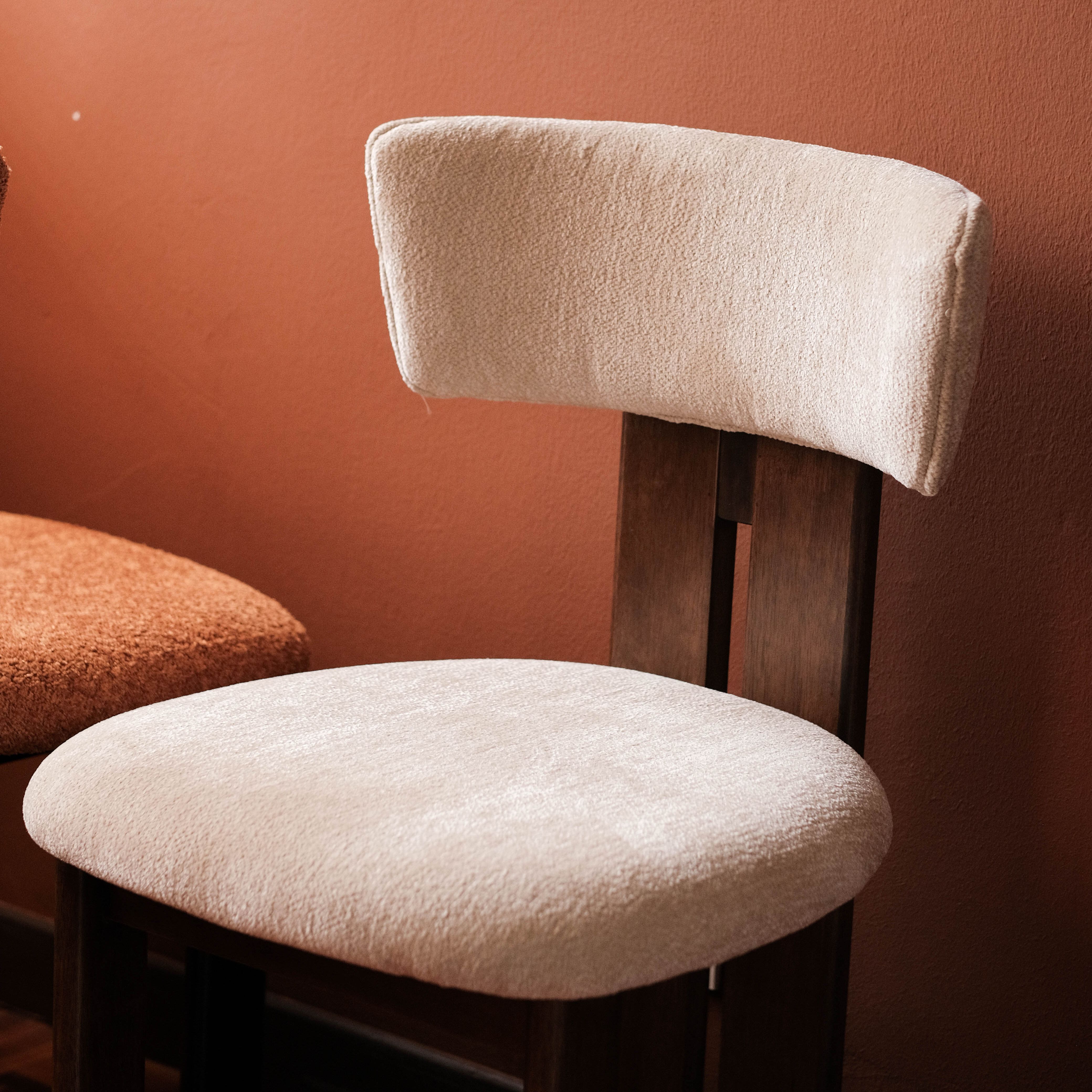 Monte Cedar Brown Dining Chair - Light Beige