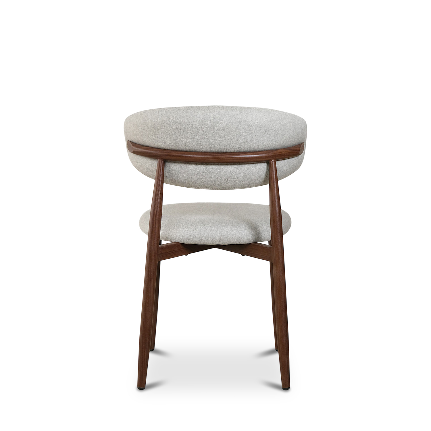 Bliss Walnut Dining Chair Mist Grey