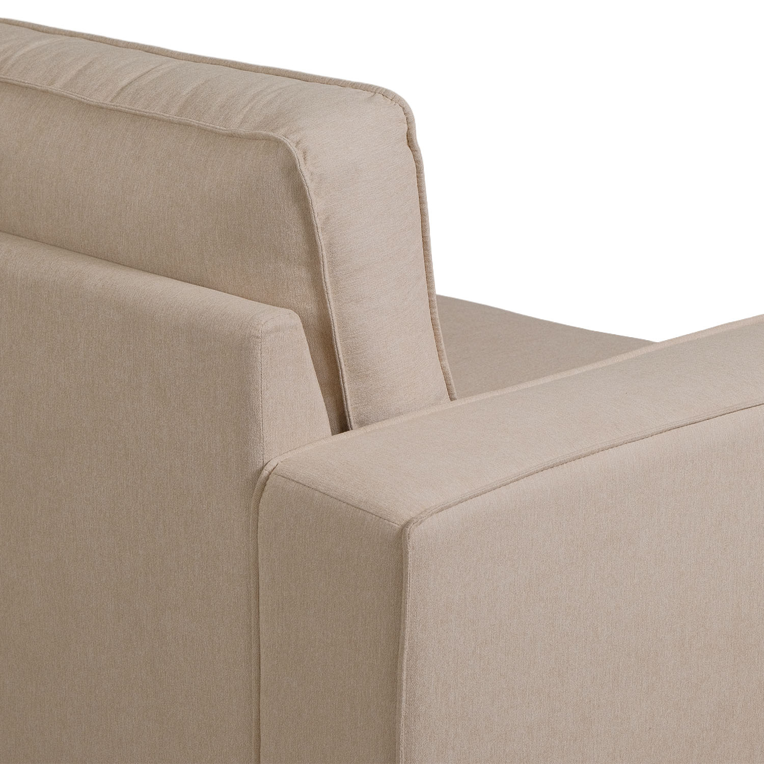 Klaus Light Beige 3 Seater Sofa