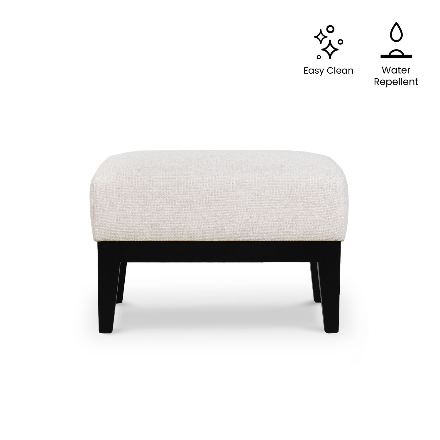 Frida Oatmeal Footstool