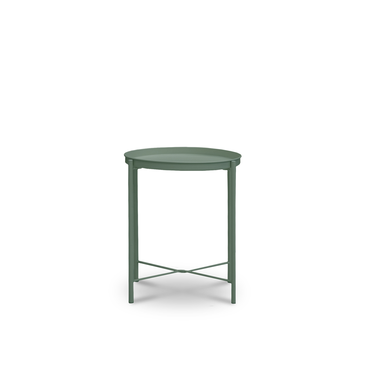 Hani Matt Olive Tray Side Table