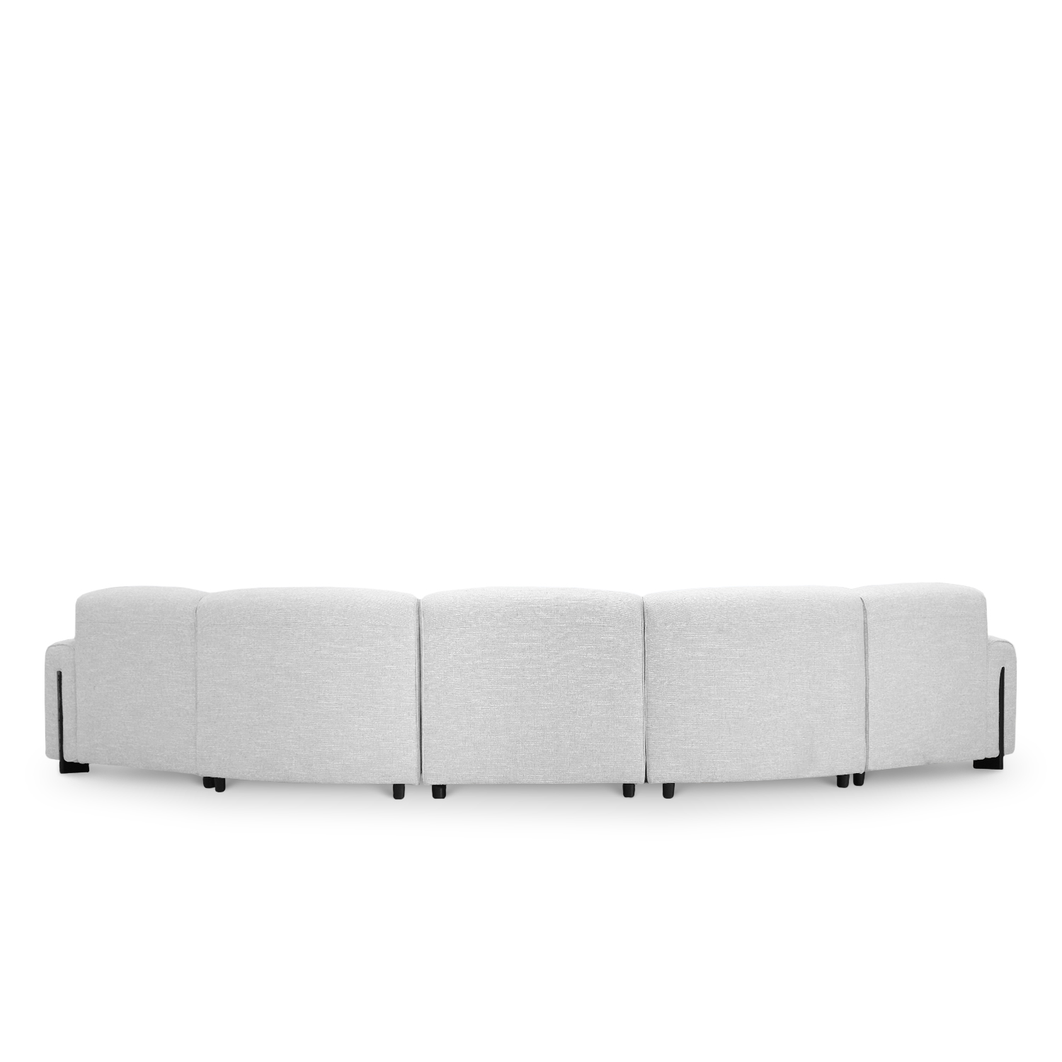 Clarice Cloud Grey Wide Curve Corner Sofa