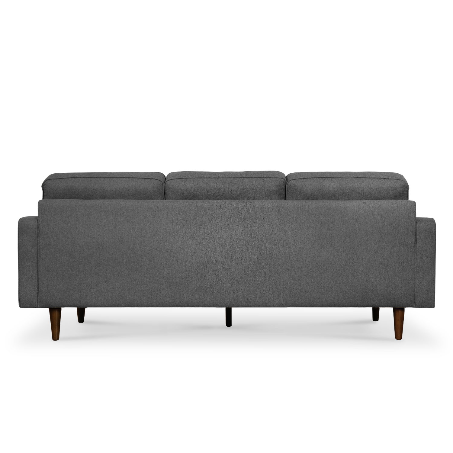 Jane Pebble Grey Mid-Century 3 Seater Sofa