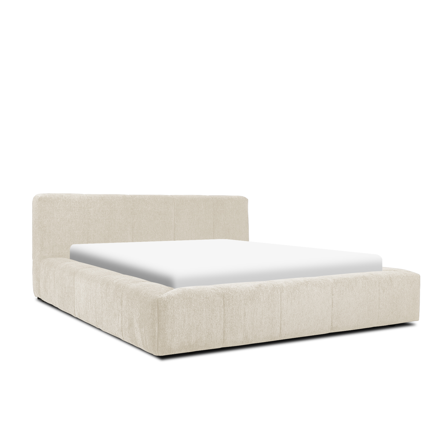 Rosa Light Beige Queen Bed