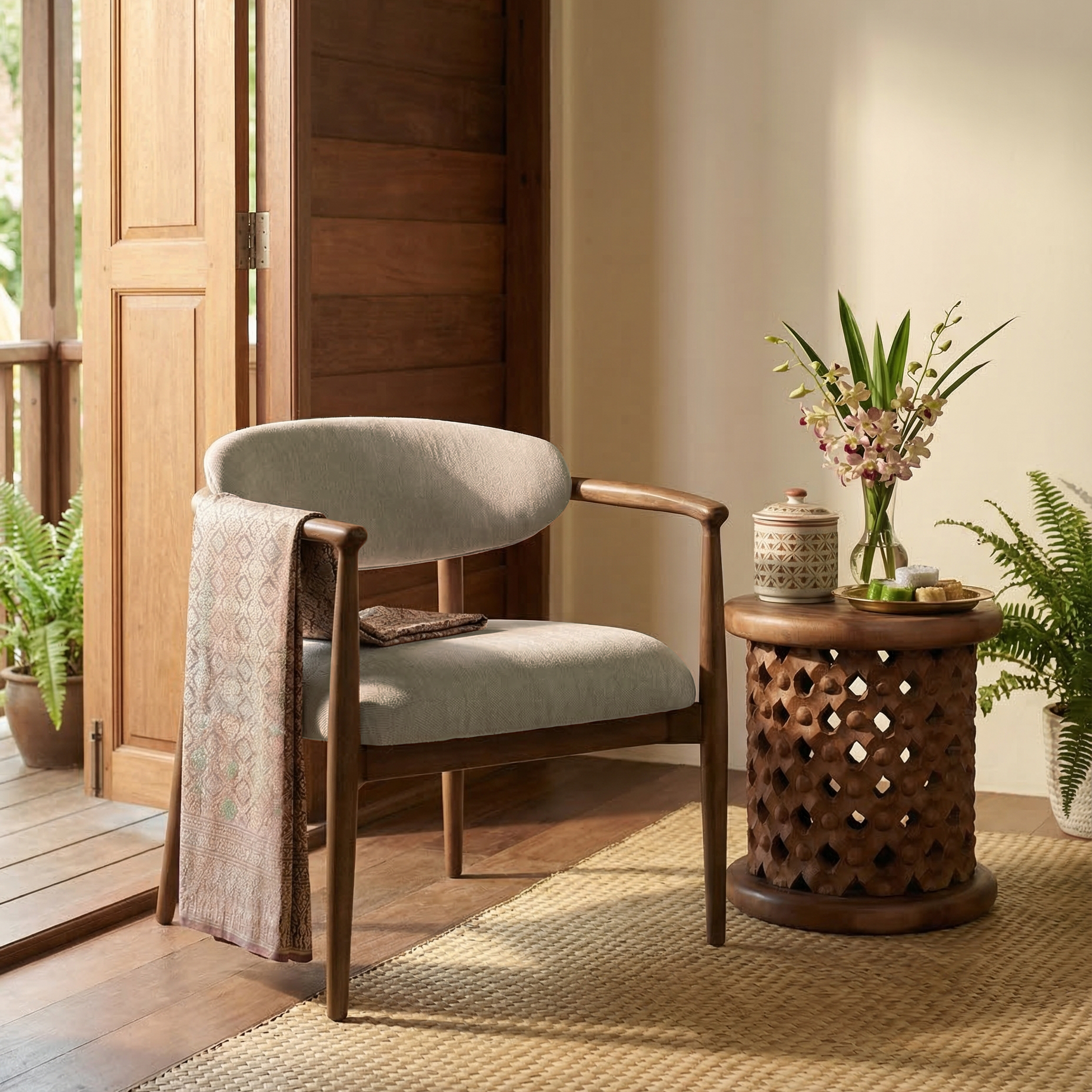Elsa Mid Century Lounge Chair
