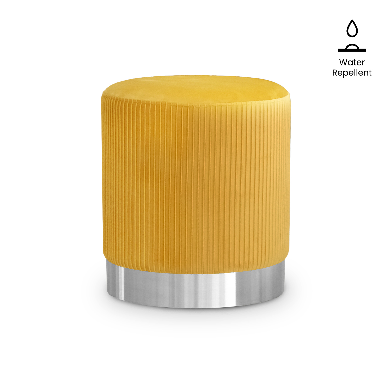 Reana Stripes Dining Stool Marigold
