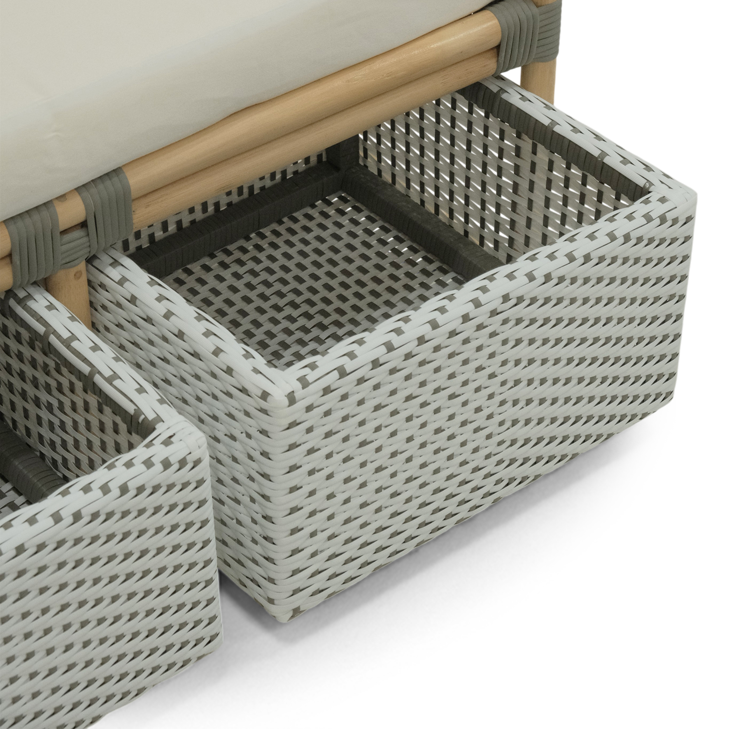 Timor Rattan Storage Bench