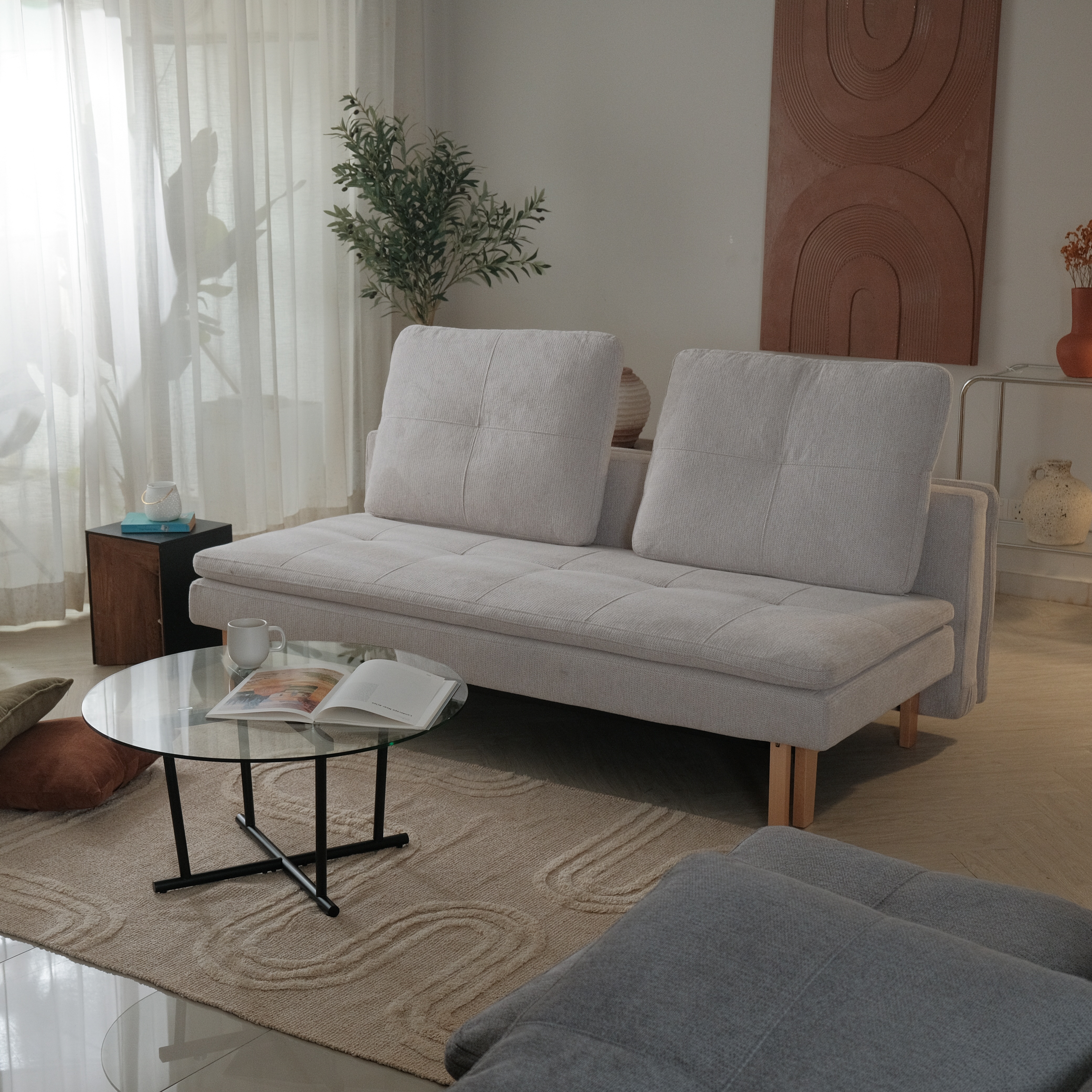 Fio Oatmeal Sofa Bed