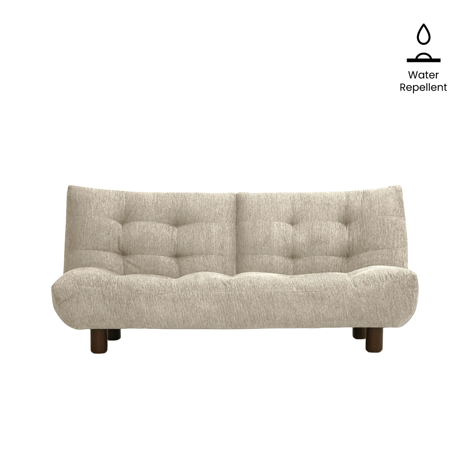 Fluffy Oatmeal Sofa Bed