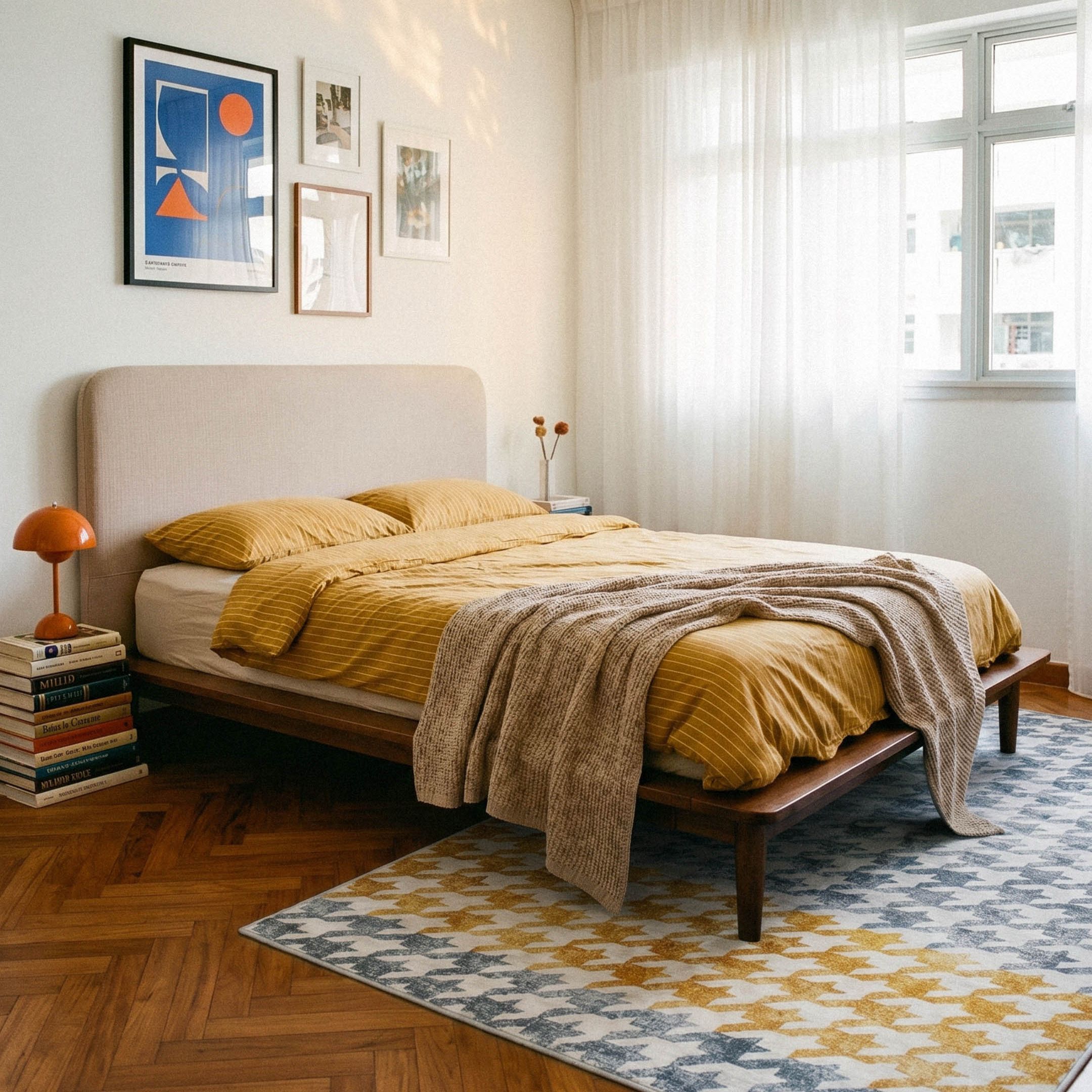 Jonah Walnut King Bed