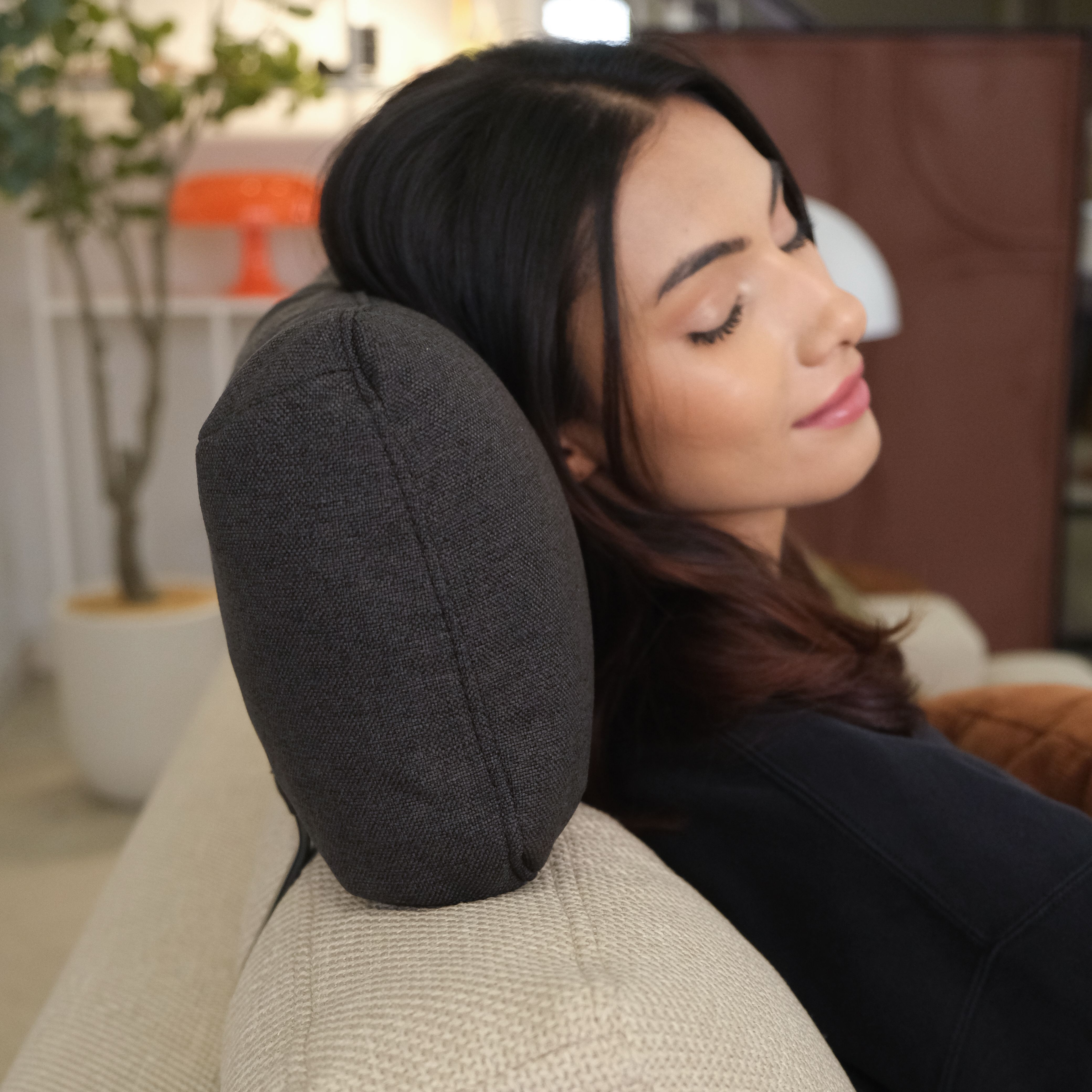 Lydia Pebble Grey Headrest