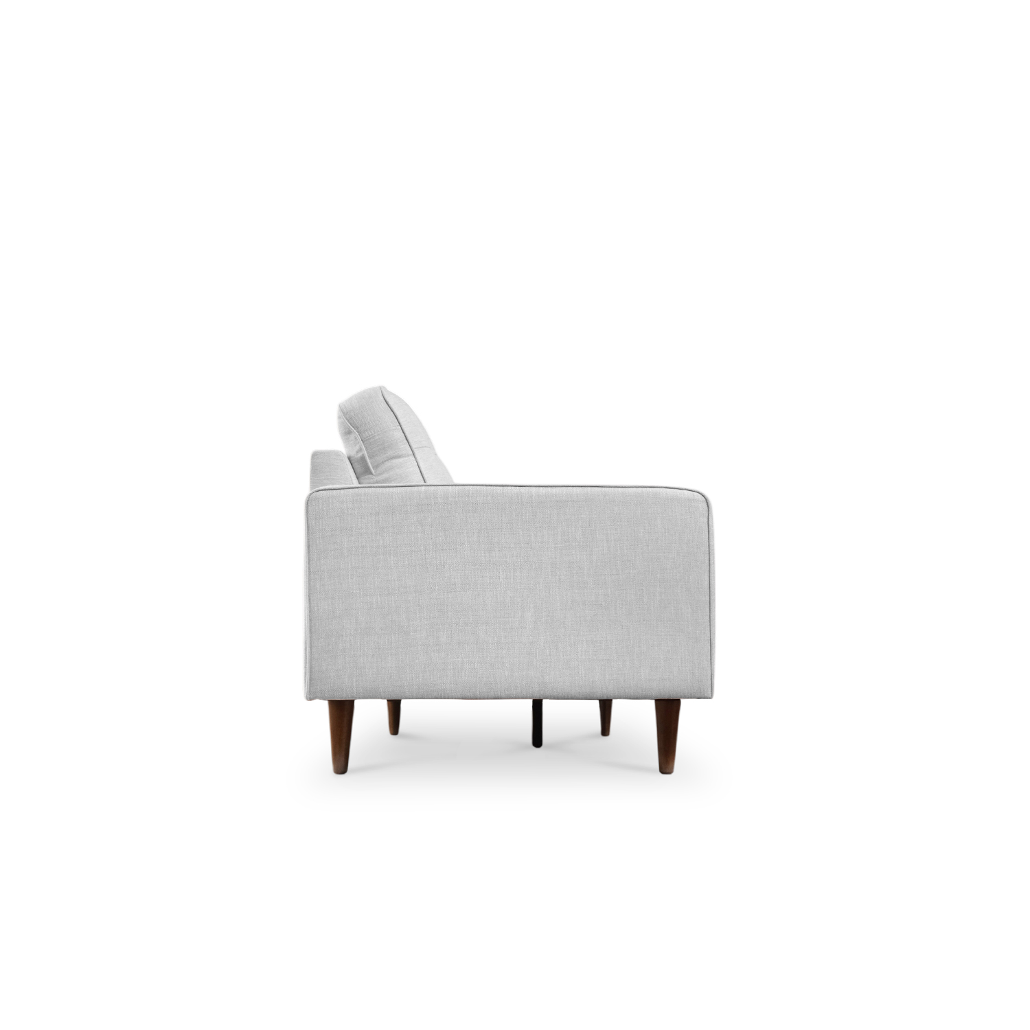 Jane Mist Grey Mid-Century 3 Seater Sofa