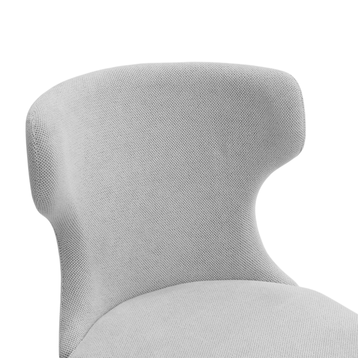 Stellar Ebony Dining Chair Silver Grey