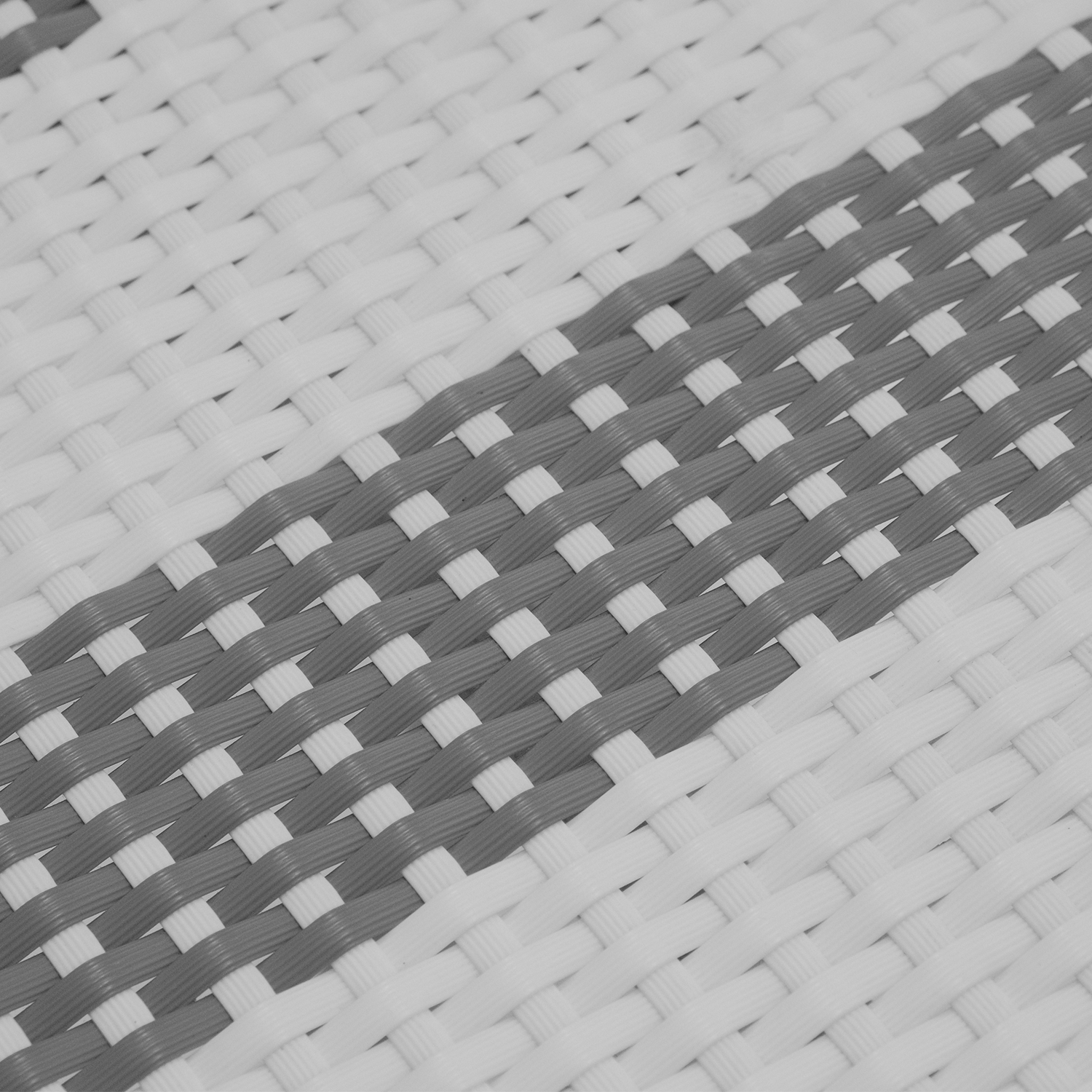 Timor Rattan Dining Chair White & Grey
