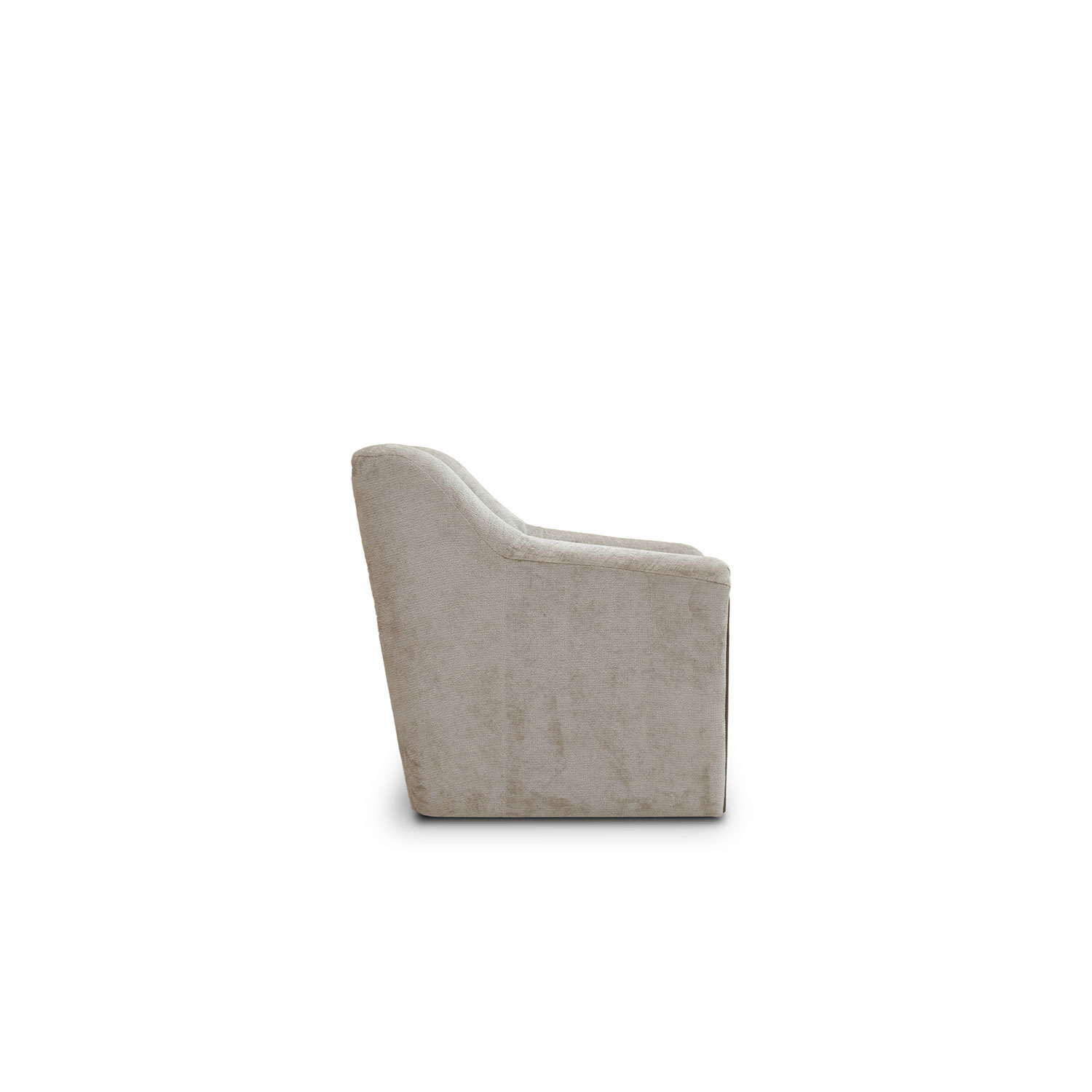 Martha Sand Brown 1 Seater Sofa