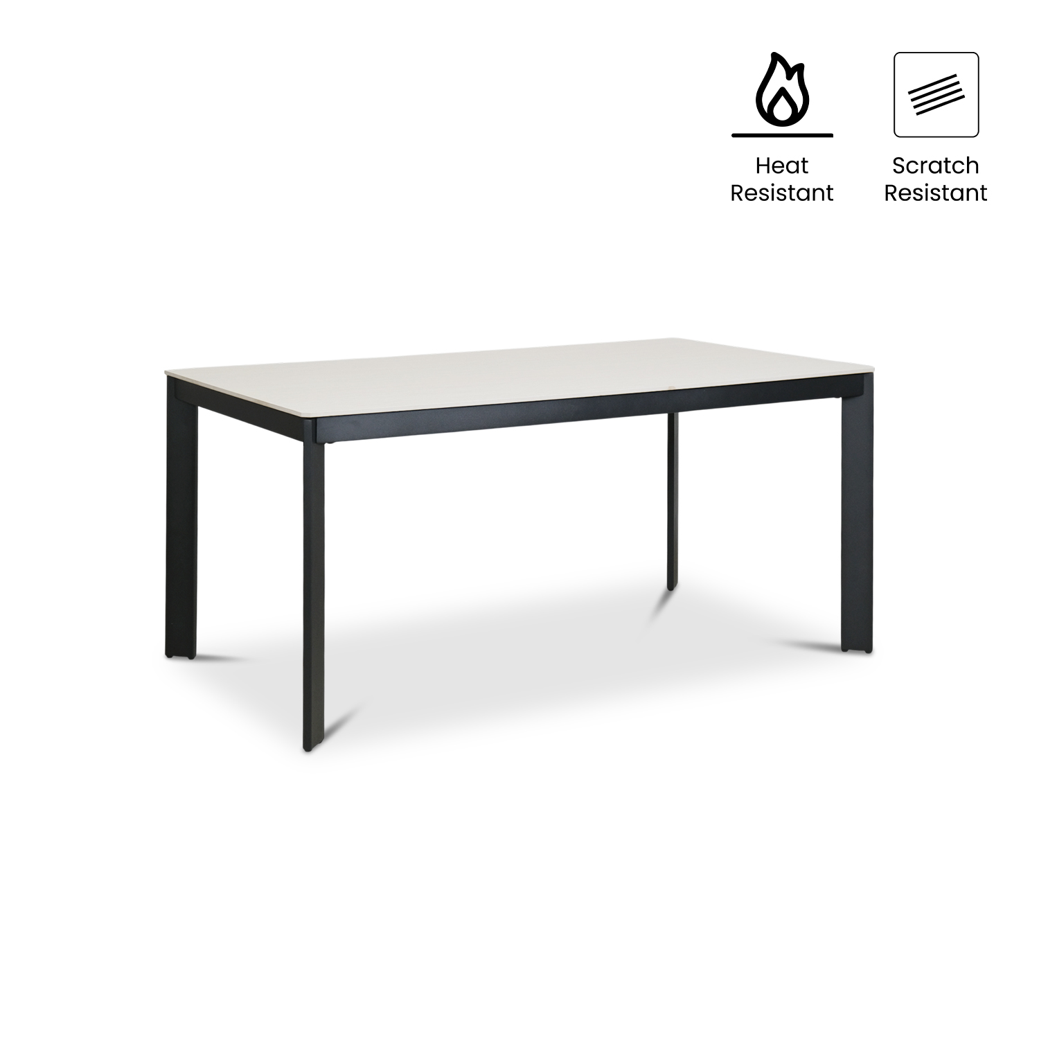 Barry Travertine Dining Table 160cm