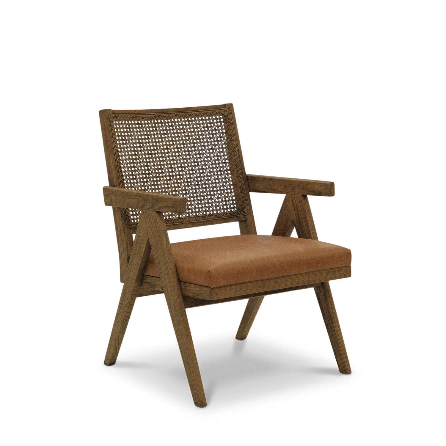 Lombok Rustic Wicker Brown Lounge Chair