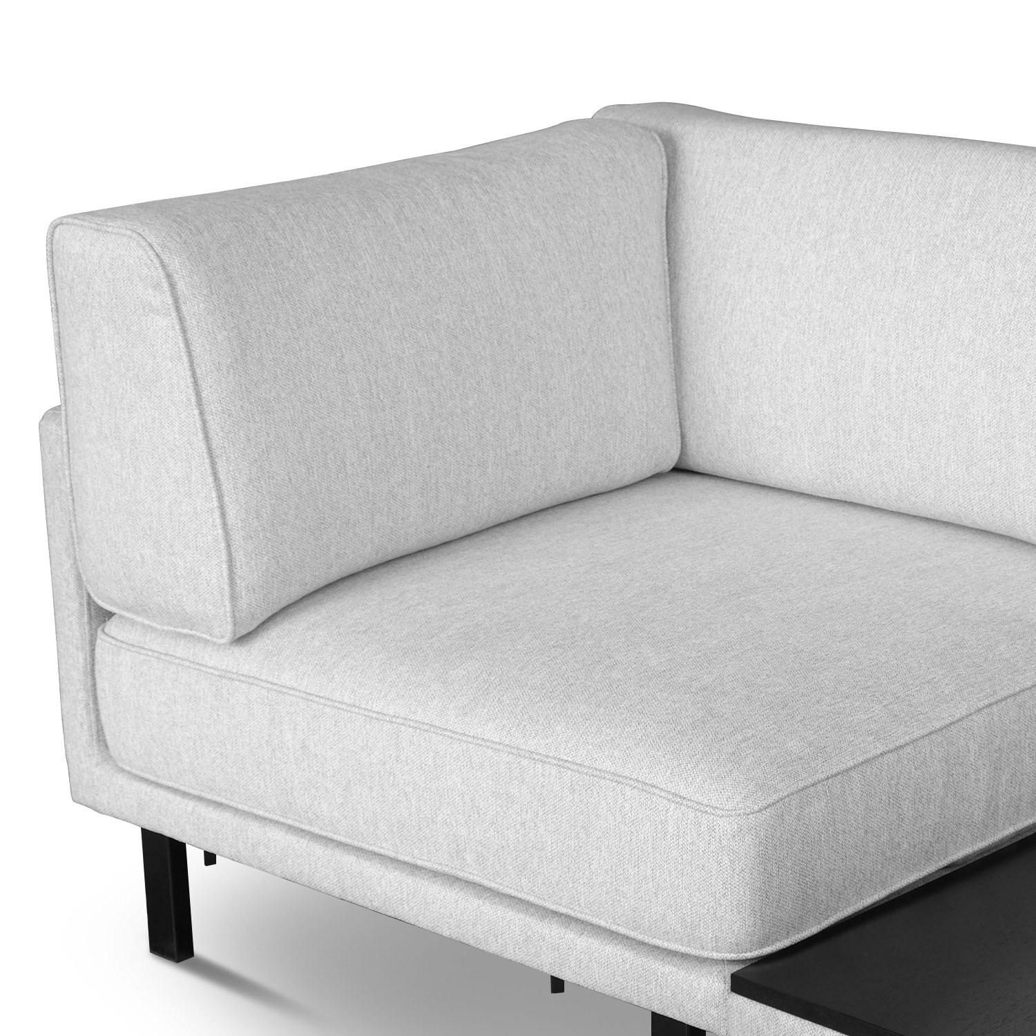 Elliott Flint Grey Left Arm 4 Seater Sofa